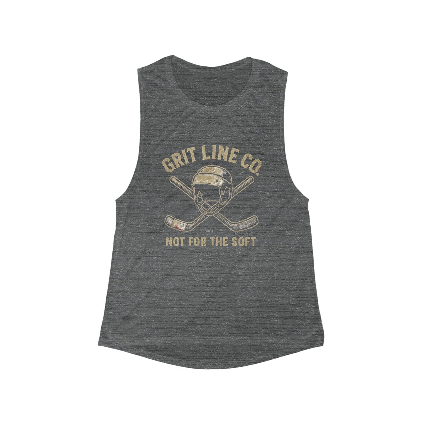 ‼️Grit Line Co. Women’s Flowy Muscle Tank – OG Logo