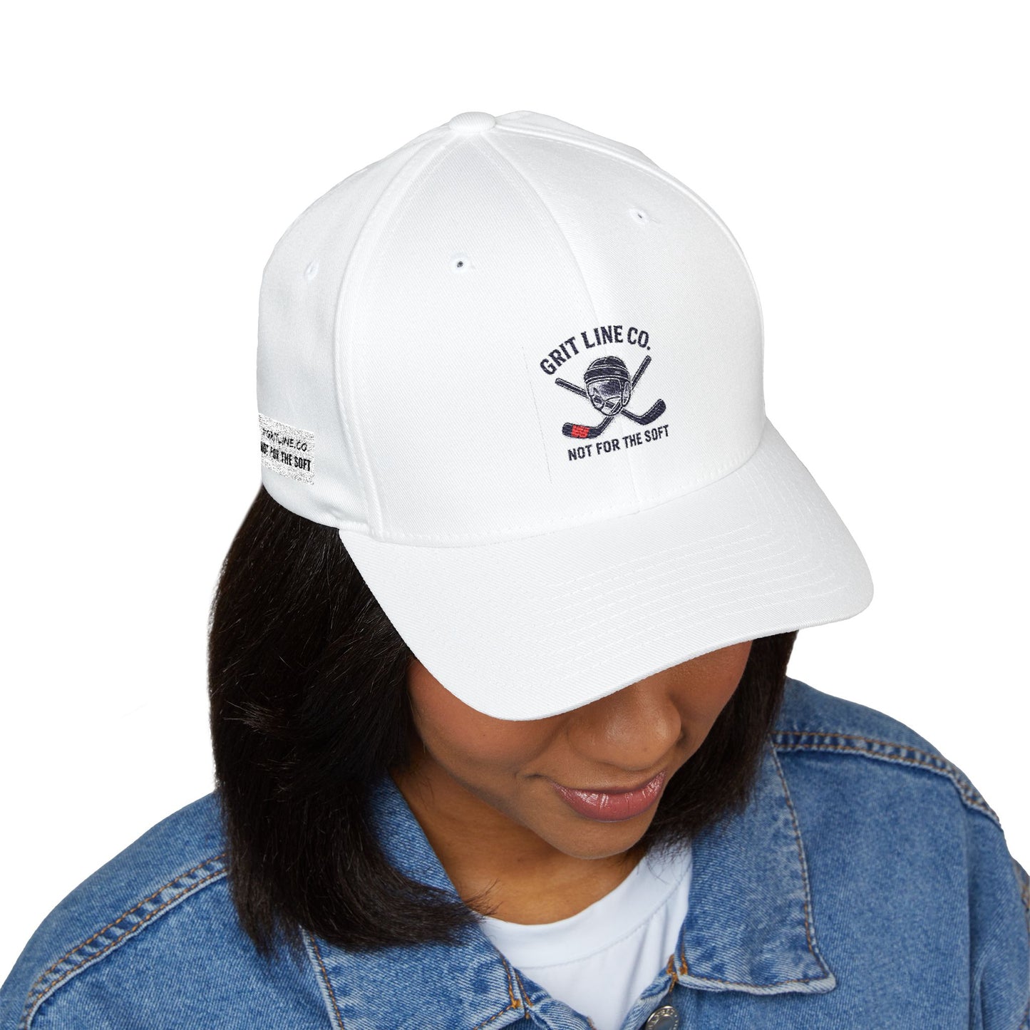 FlexFit Embroidered Sports Cap – Grit Line Co. “Not For The Soft” (Unisex)