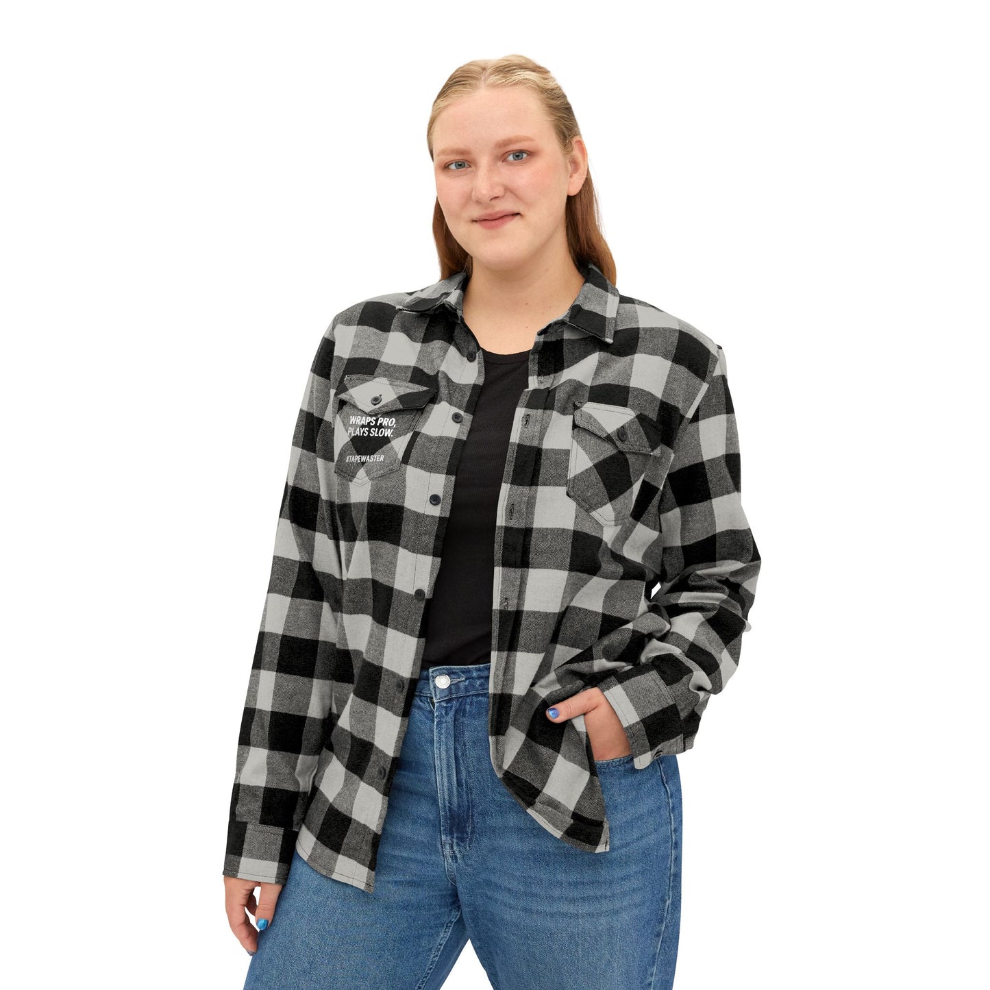 Wraps Pro, Plays Slow – Unisex Flannel Shirt