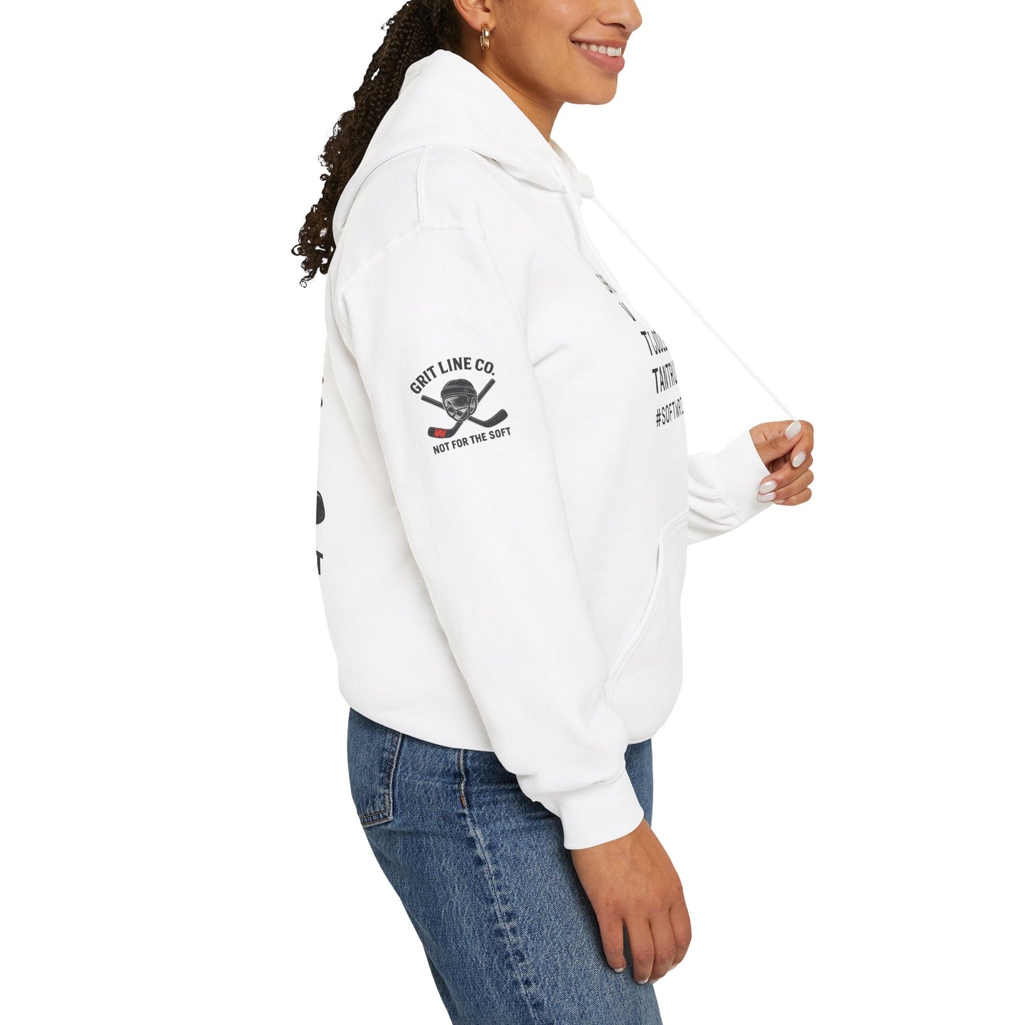 Shot Velocity: Toddler Tantrum — #SoftWrists | OG Line Hoodie Hockey Hoodie, Unisex Heavy Blend Sweatshirt