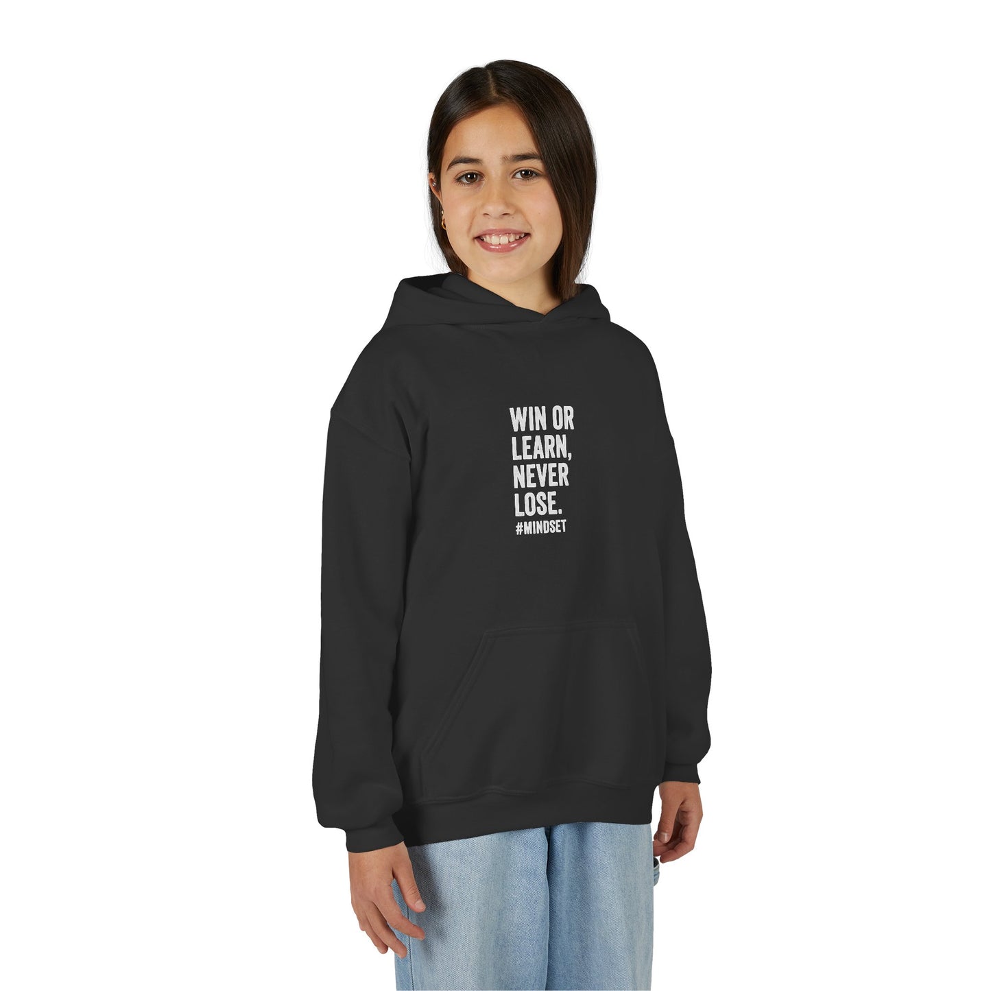 Grit Line Co. Junior Hoodie – Motivational & Inspirational Chirps for Kids