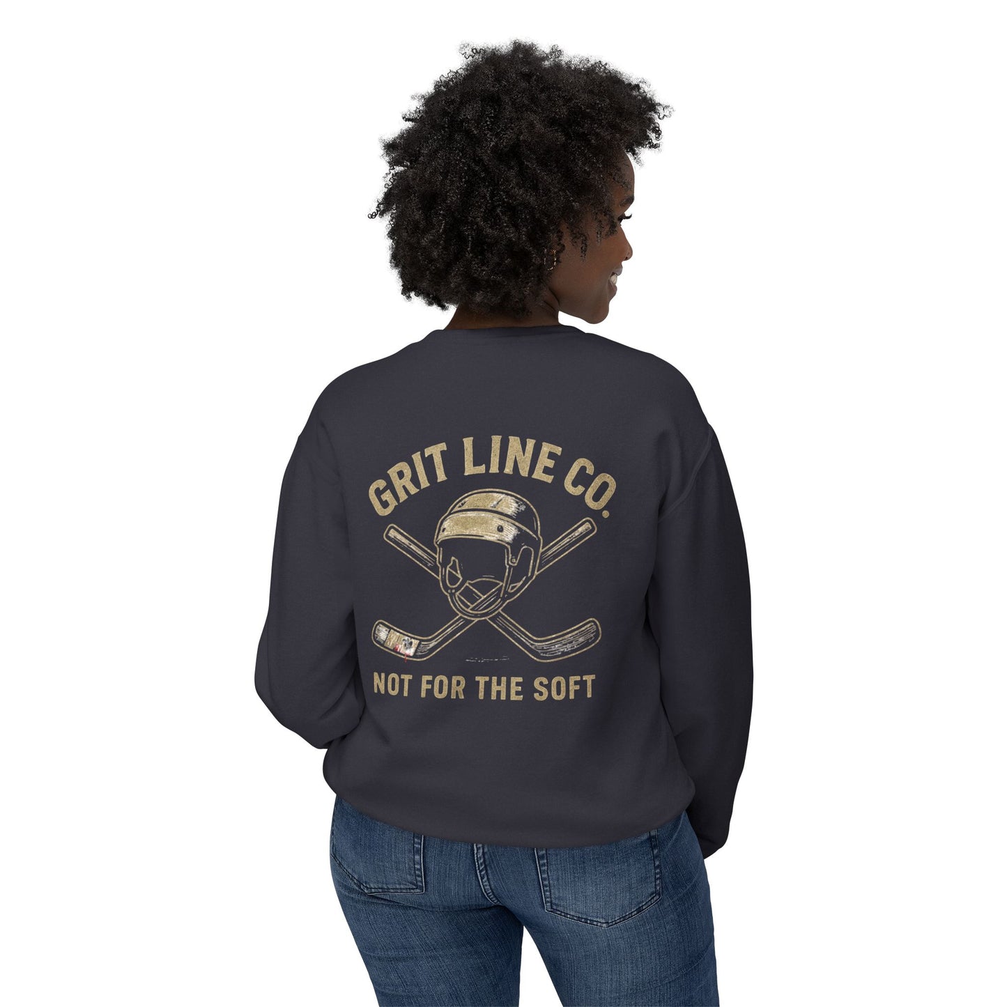 Grit Line Co. Crewneck β Wrist Shot Powered by Tears and Hope #SoftWrists