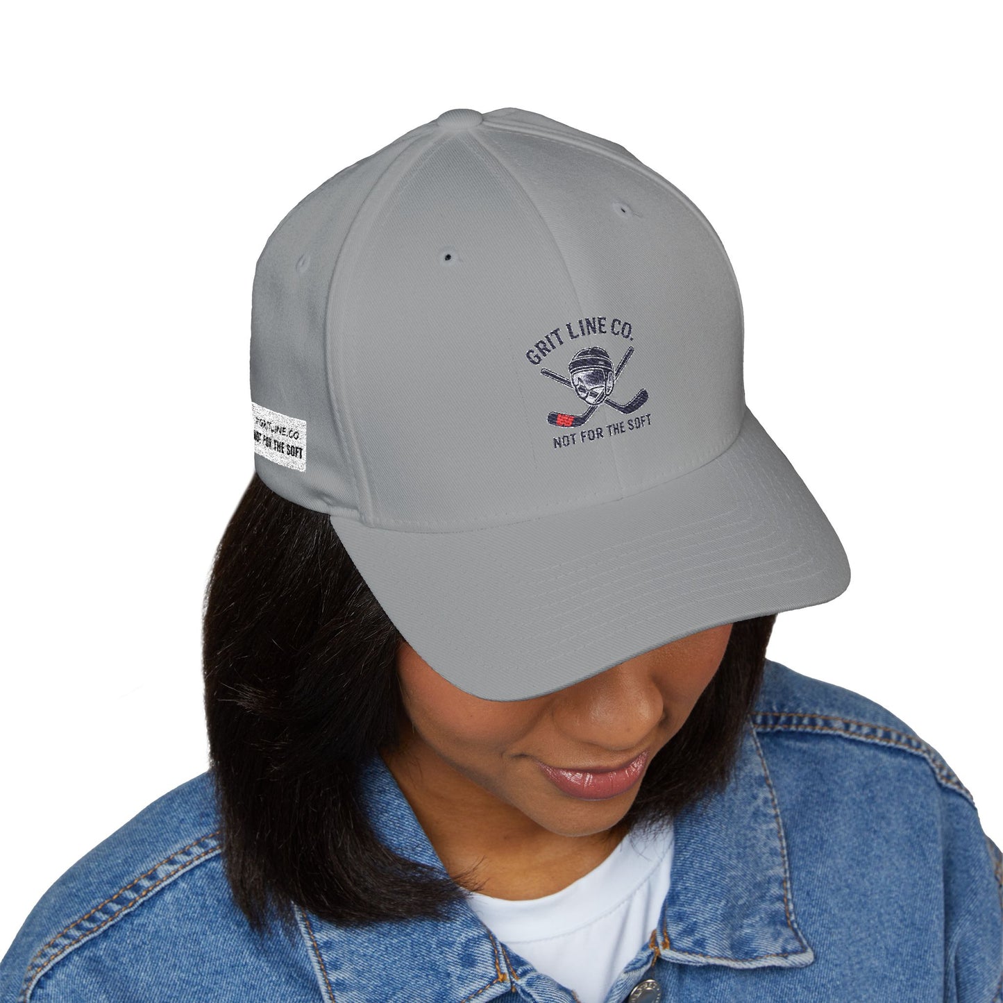 FlexFit Embroidered Sports Cap – Grit Line Co. “Not For The Soft” (Unisex)