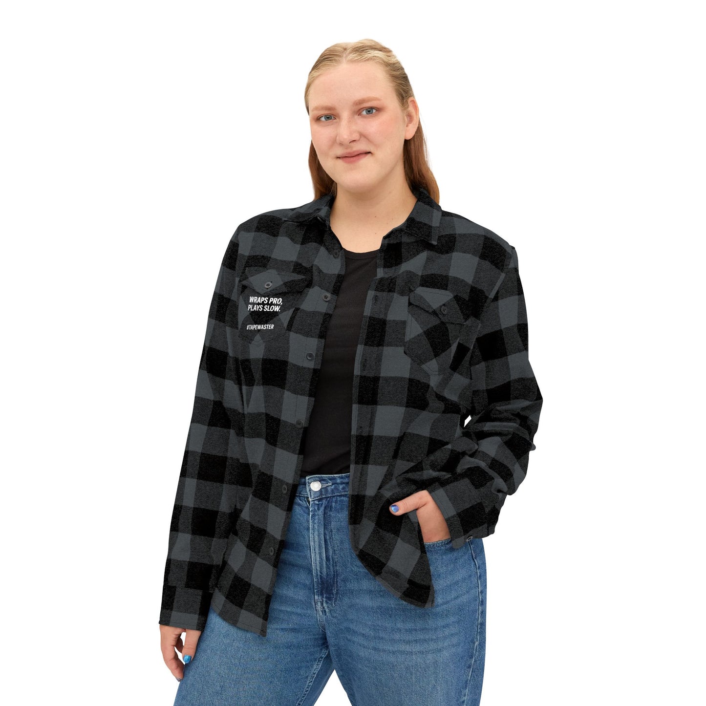 Wraps Pro, Plays Slow – Unisex Flannel Shirt