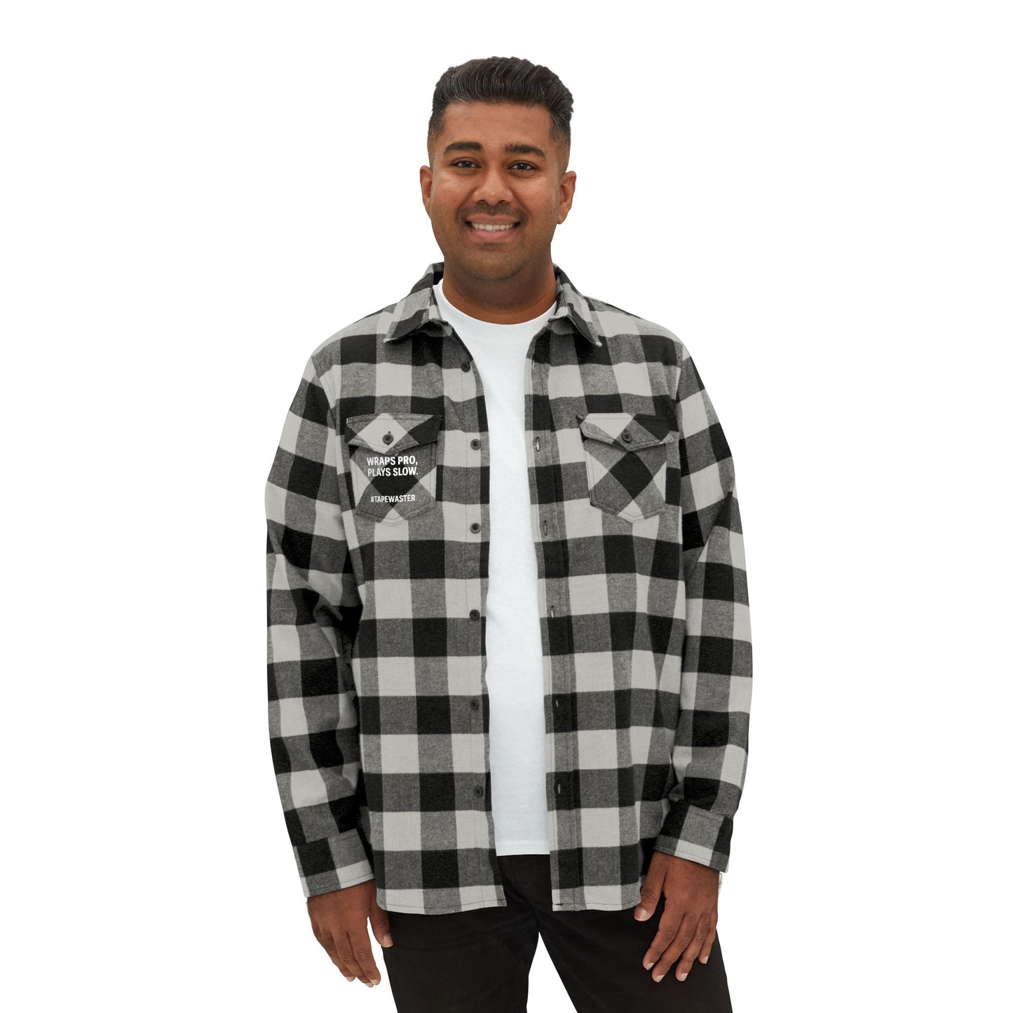 Wraps Pro, Plays Slow – Unisex Flannel Shirt