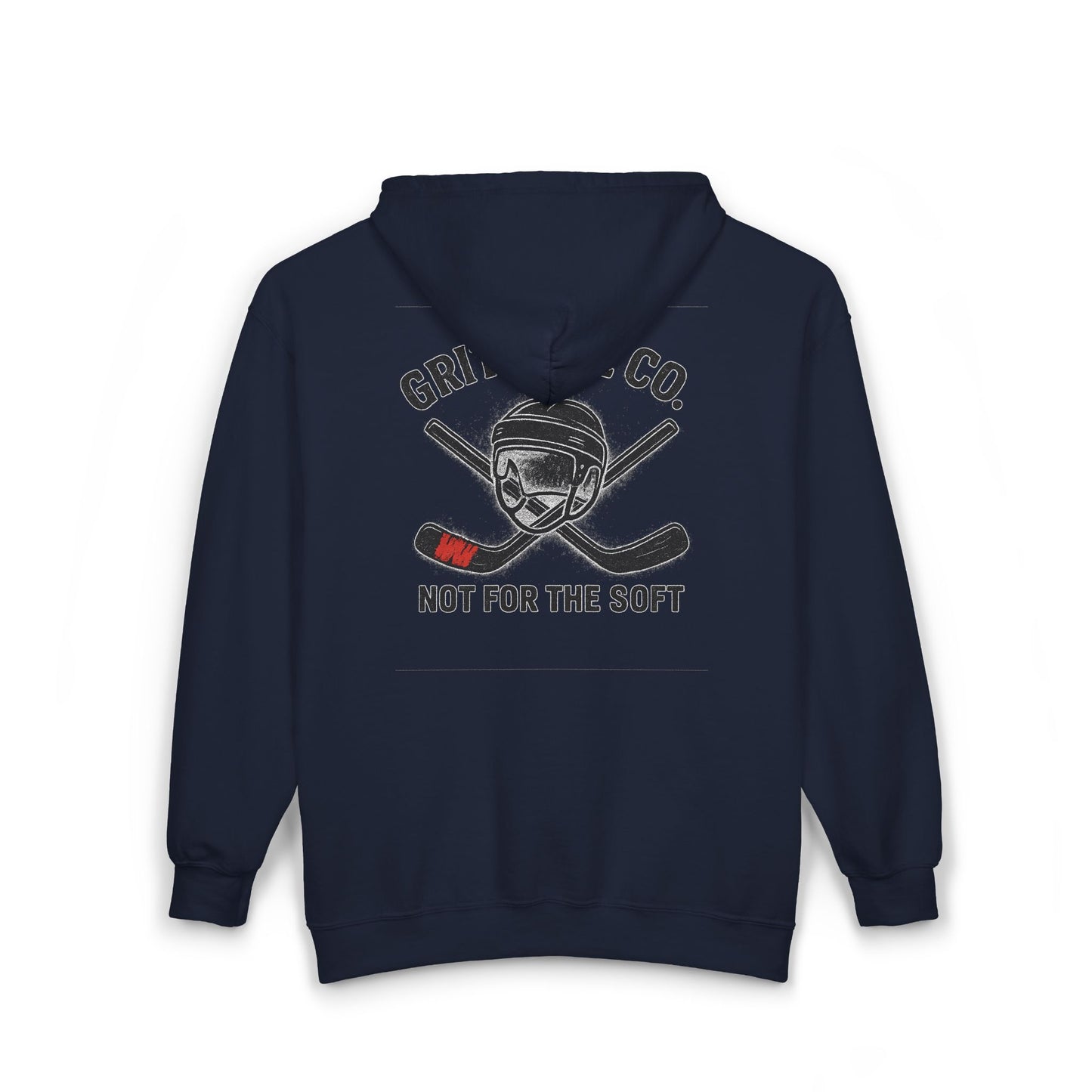 All-Star in the Room. Ghost on the Ice. #LockerRoomLegend Hoodie Unisex Heavy Blend™ Full Zip Hooded Sweatshirt