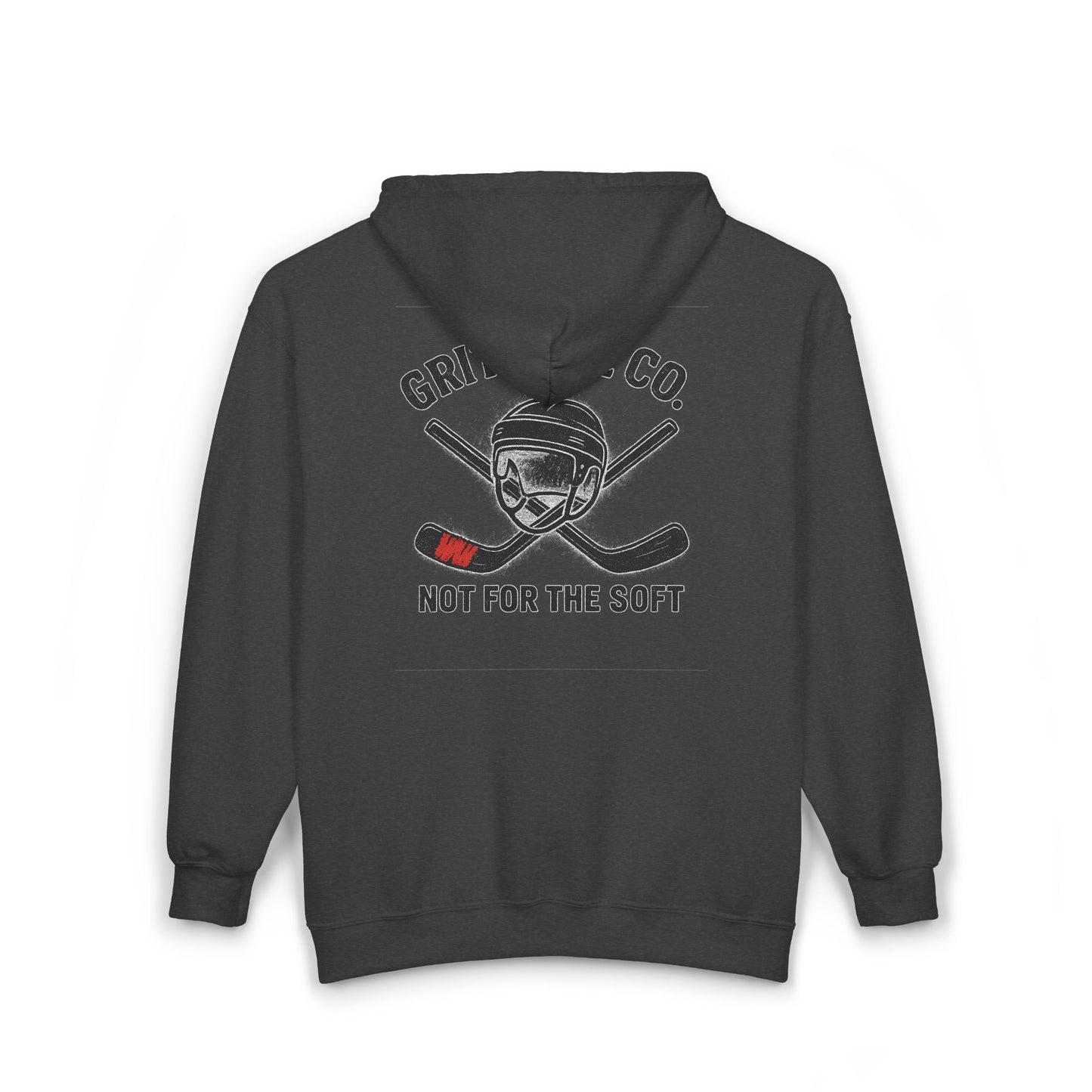 All-Star in the Room. Ghost on the Ice. #LockerRoomLegend Hoodie Unisex Heavy Blend™ Full Zip Hooded Sweatshirt