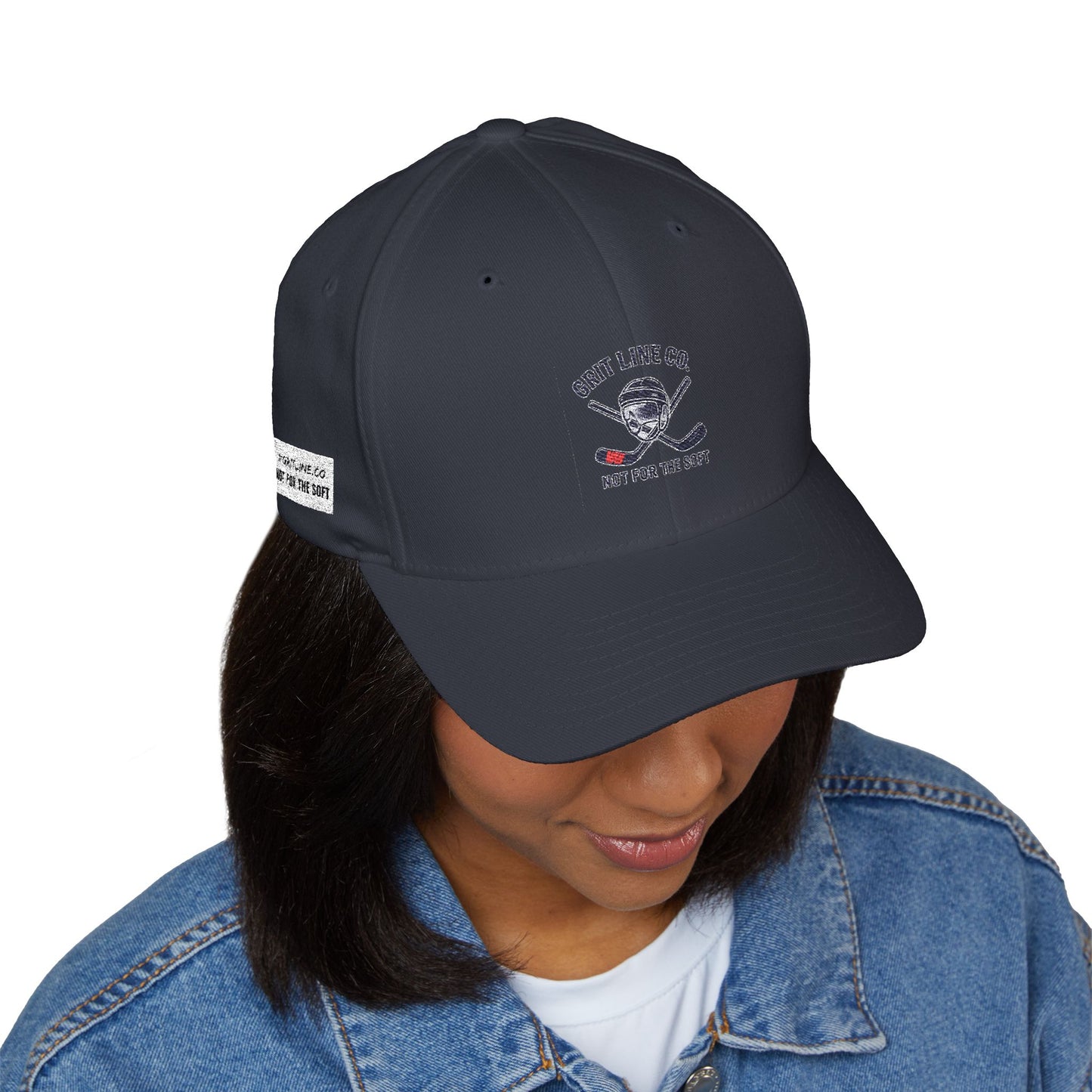 FlexFit Embroidered Sports Cap – Grit Line Co. “Not For The Soft” (Unisex)