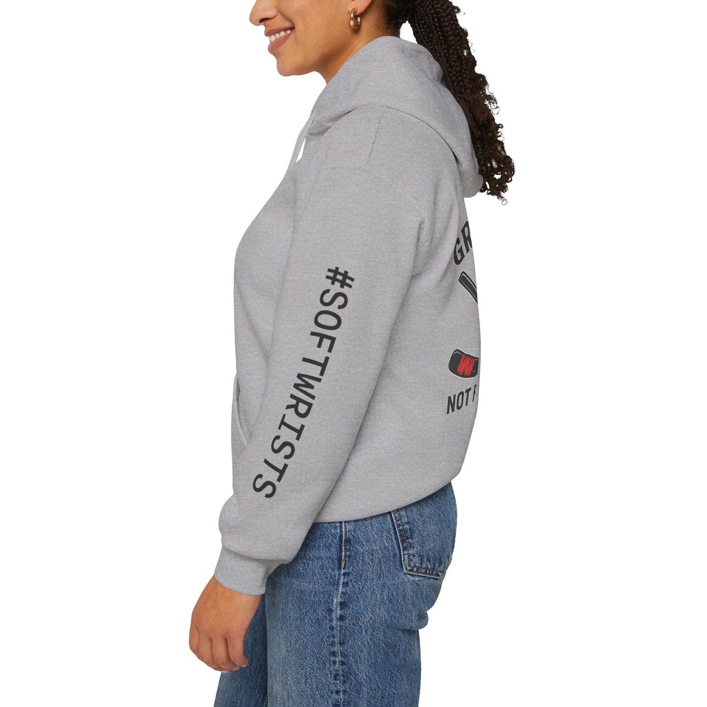 Shot Velocity: Toddler Tantrum — #SoftWrists | OG Line Hoodie Hockey Hoodie, Unisex Heavy Blend Sweatshirt