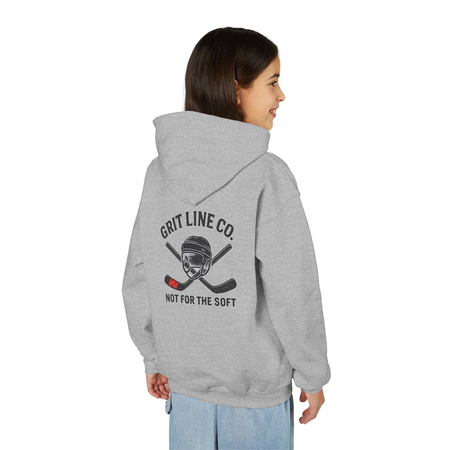 Grit Line Co. Junior Hoodie – Motivational & Inspirational Chirps for Kids