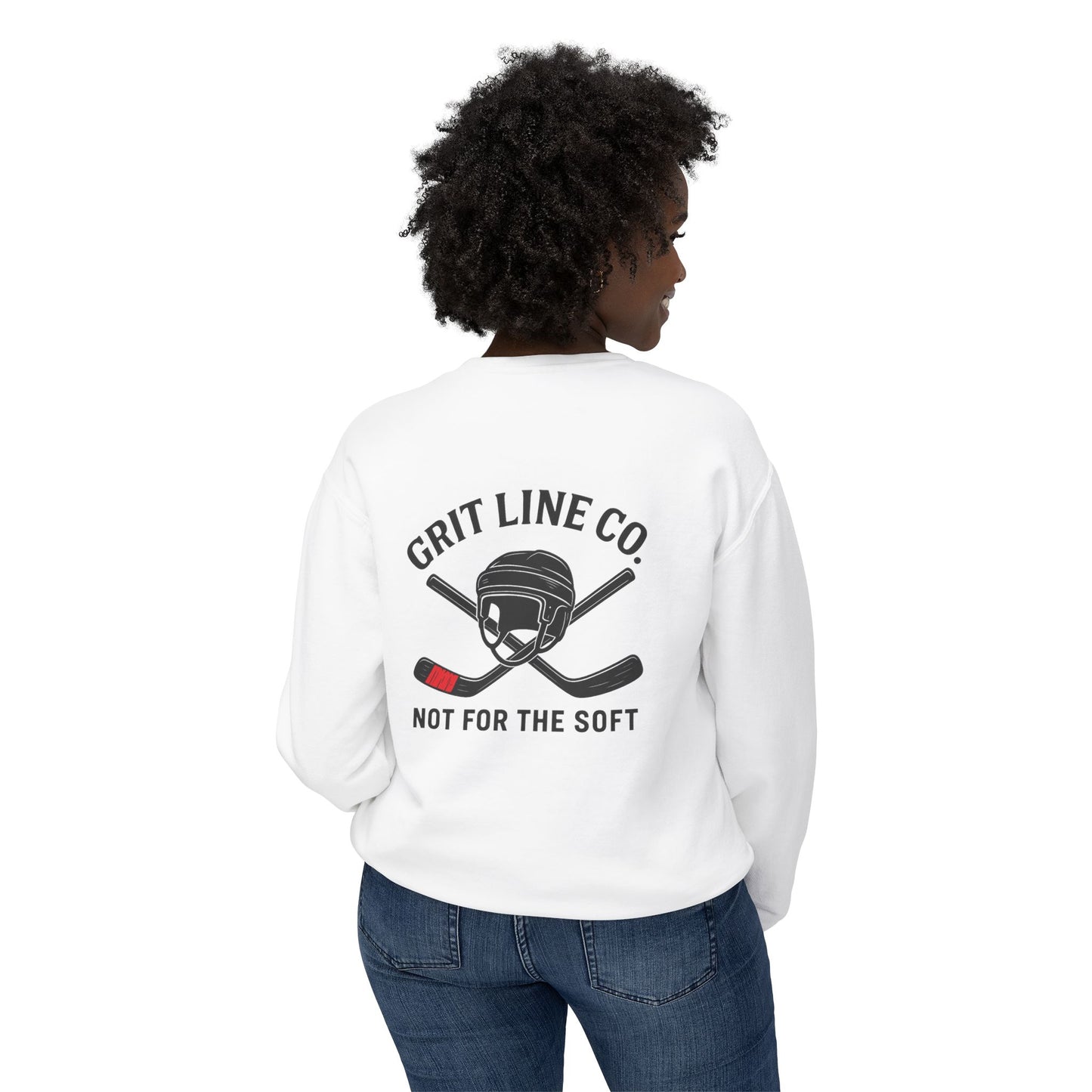 Grit Line Co. Crewneck β Wrist Shot Powered by Tears and Hope #SoftWrists