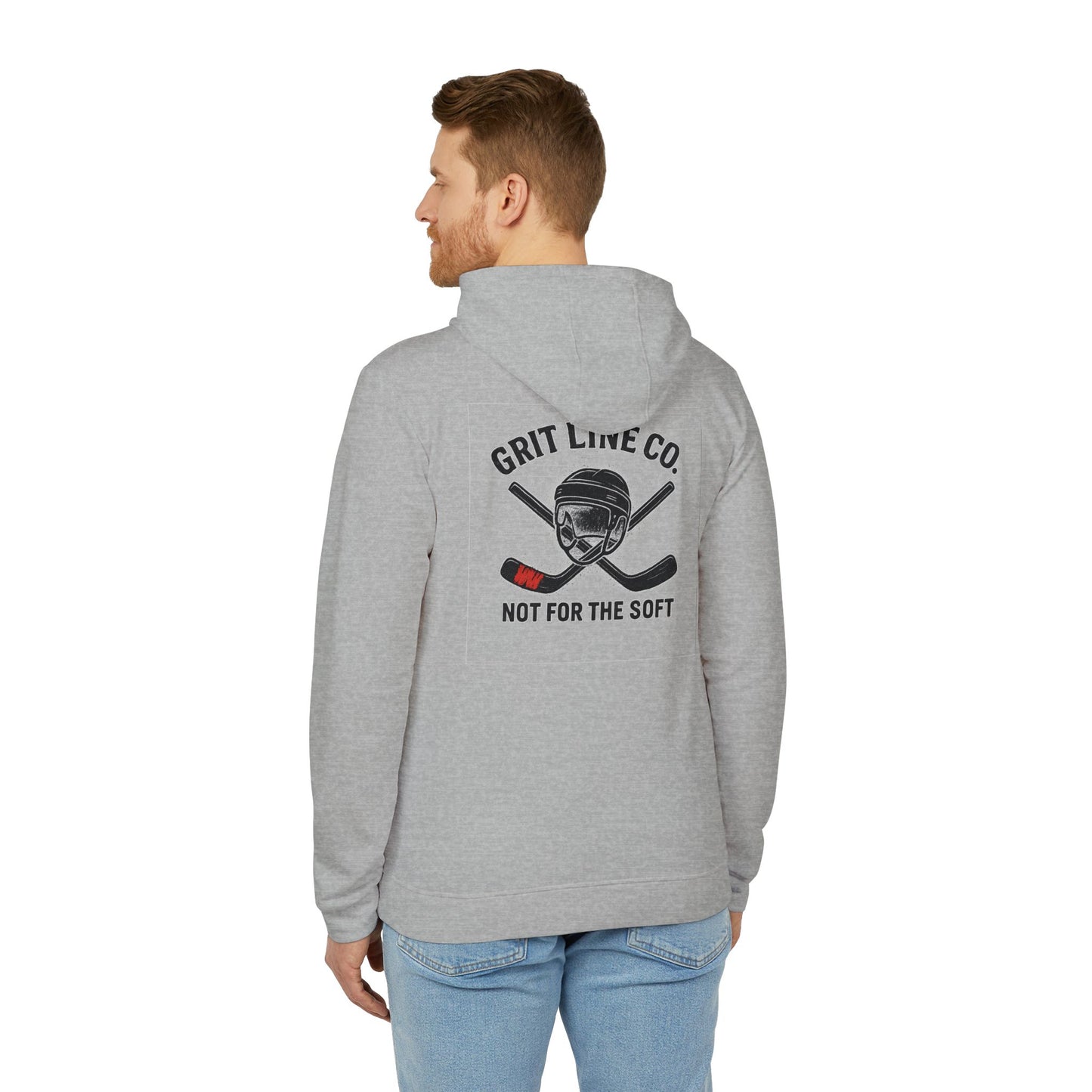 Adidas Sports Fleece Hoodie – You Couldn’t Scrap a Puck Out of a Corner | Grit Line Co.