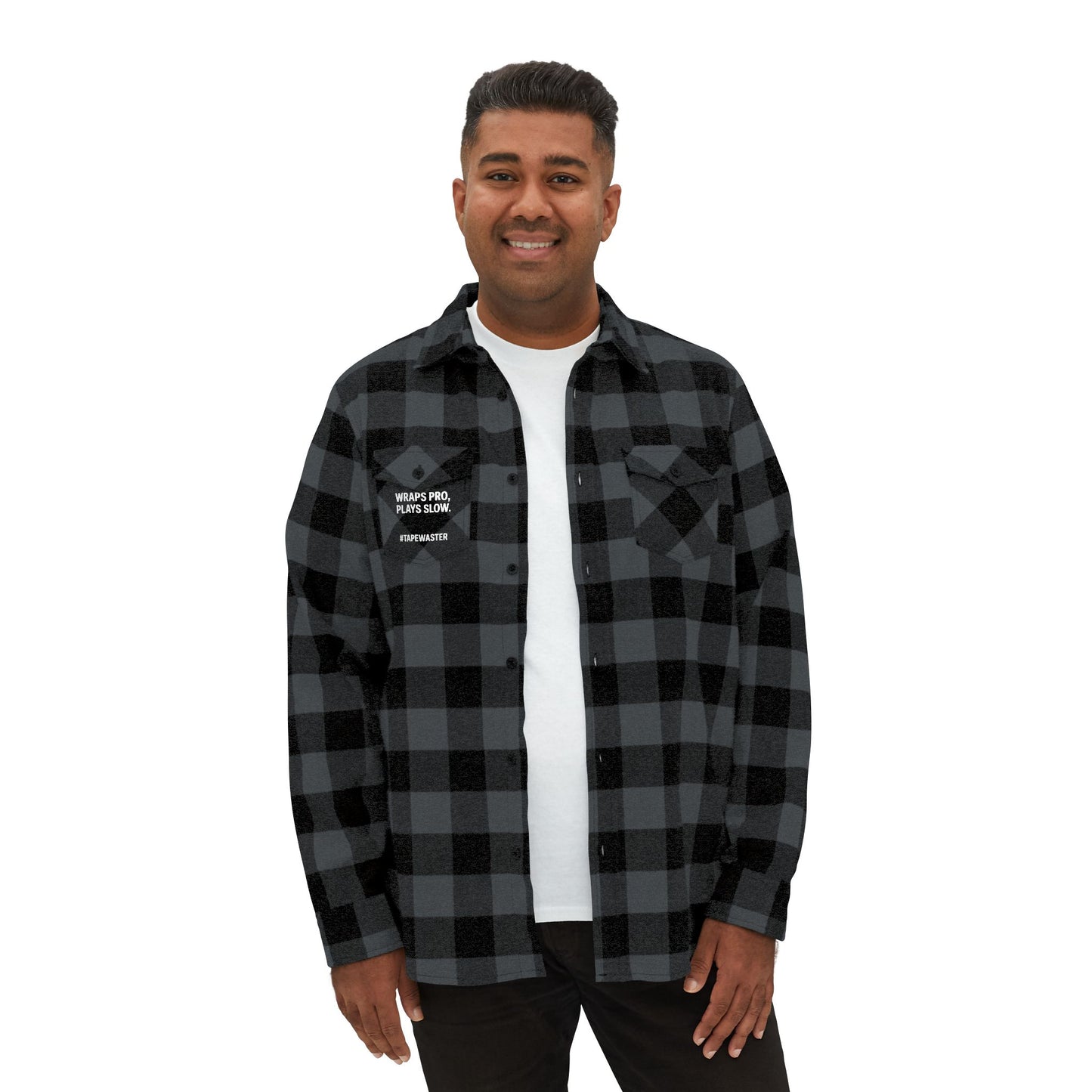 Wraps Pro, Plays Slow – Unisex Flannel Shirt