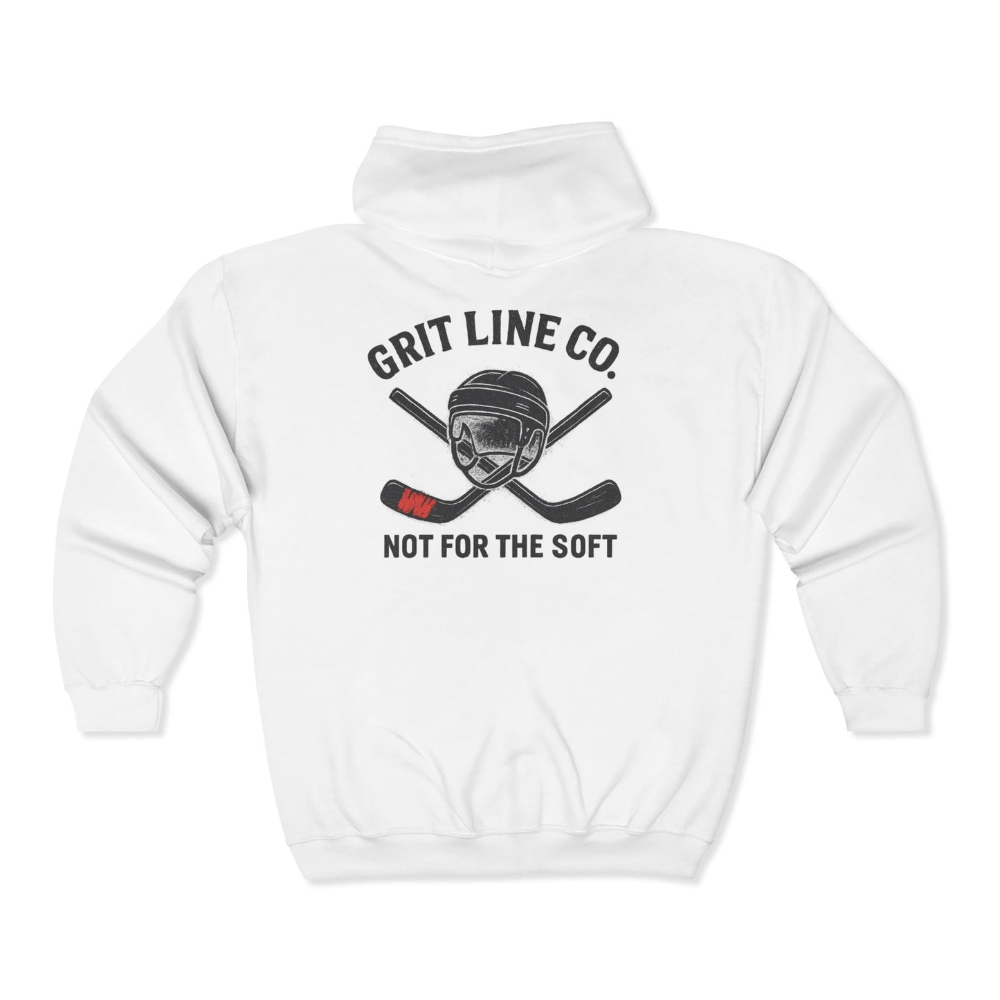 All-Star in the Room. Ghost on the Ice. #LockerRoomLegend Hoodie Unisex Heavy Blend™ Full Zip Hooded Sweatshirt