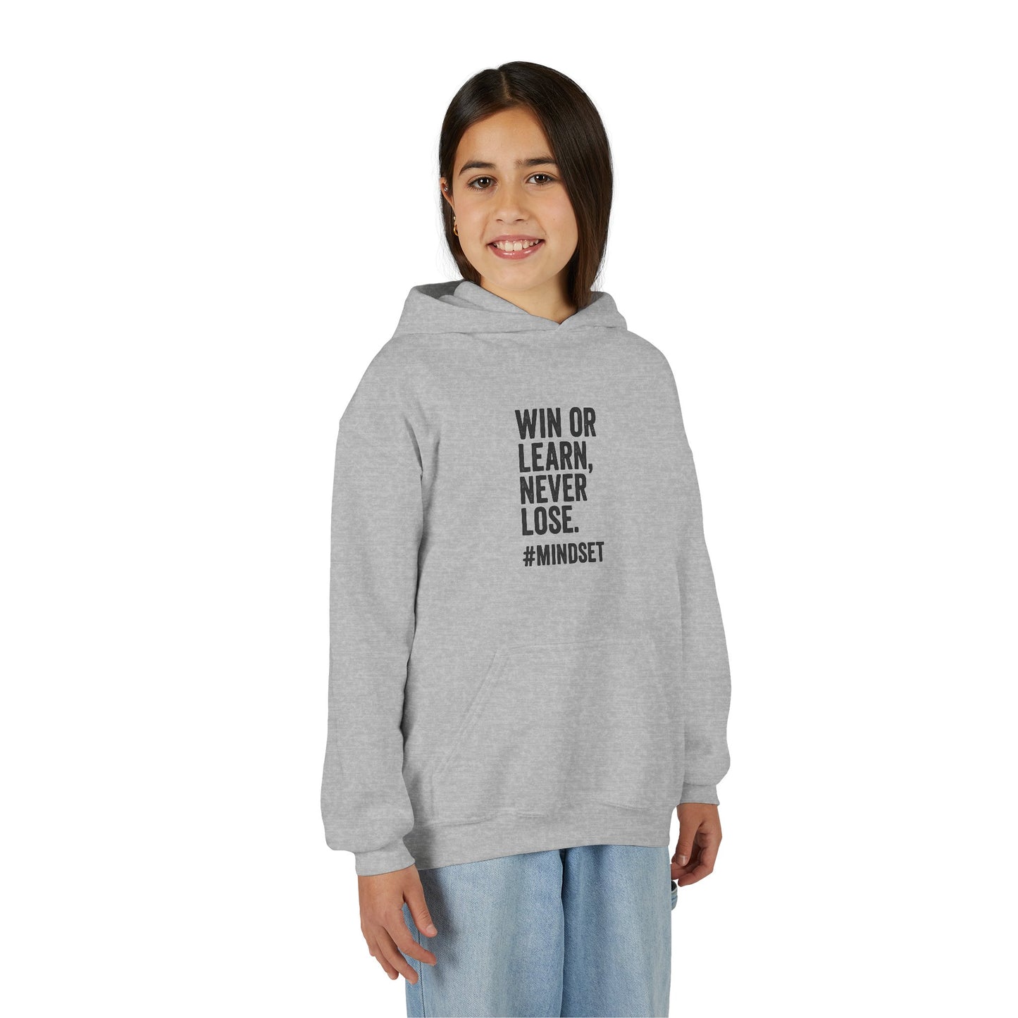 Grit Line Co. Junior Hoodie – Motivational & Inspirational Chirps for Kids