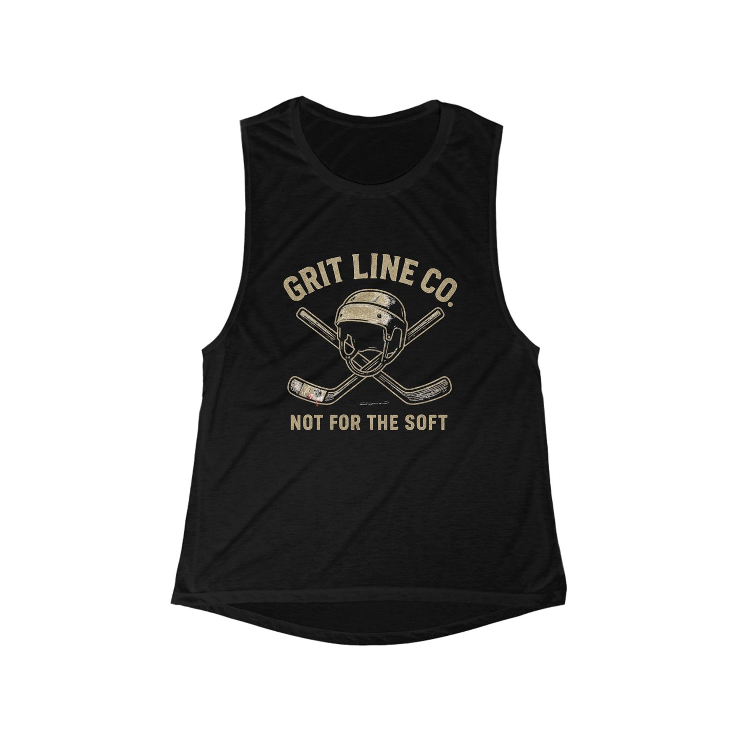 ‼️Grit Line Co. Women’s Flowy Muscle Tank – OG Logo
