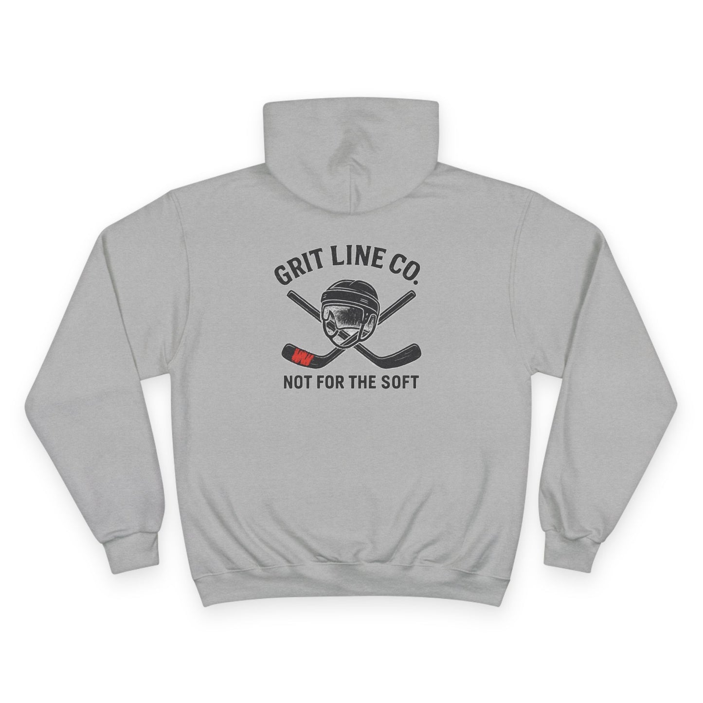 Skills Stop Where the Ice Starts – CHAMPION Hockey Hoodie - Grit Line Co., Not For The Soft