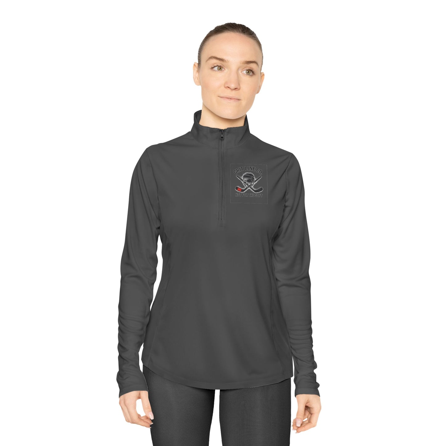 Sniped That With a Pool Noodle #SoftWrists – Grit Line Co. OG Collection Ladies Quarter-Zip Pullover