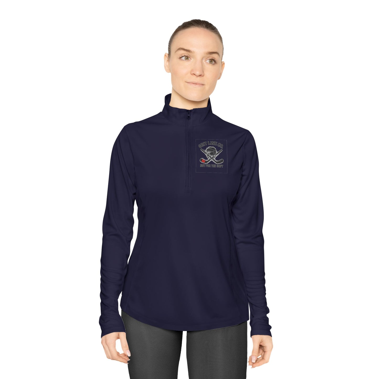Sniped That With a Pool Noodle #SoftWrists – Grit Line Co. OG Collection Ladies Quarter-Zip Pullover