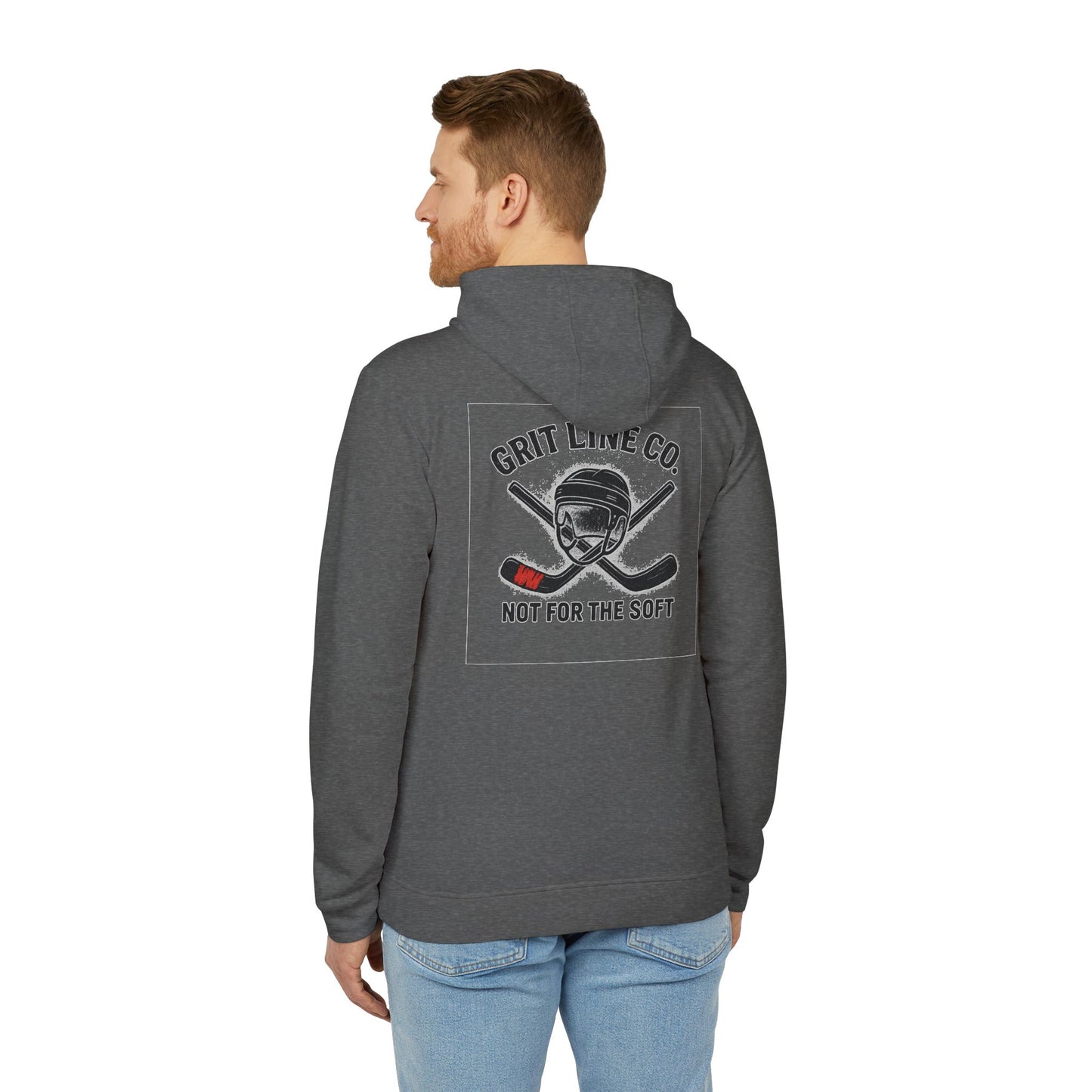 Adidas Sports Fleece Hoodie – You Couldn’t Scrap a Puck Out of a Corner | Grit Line Co.