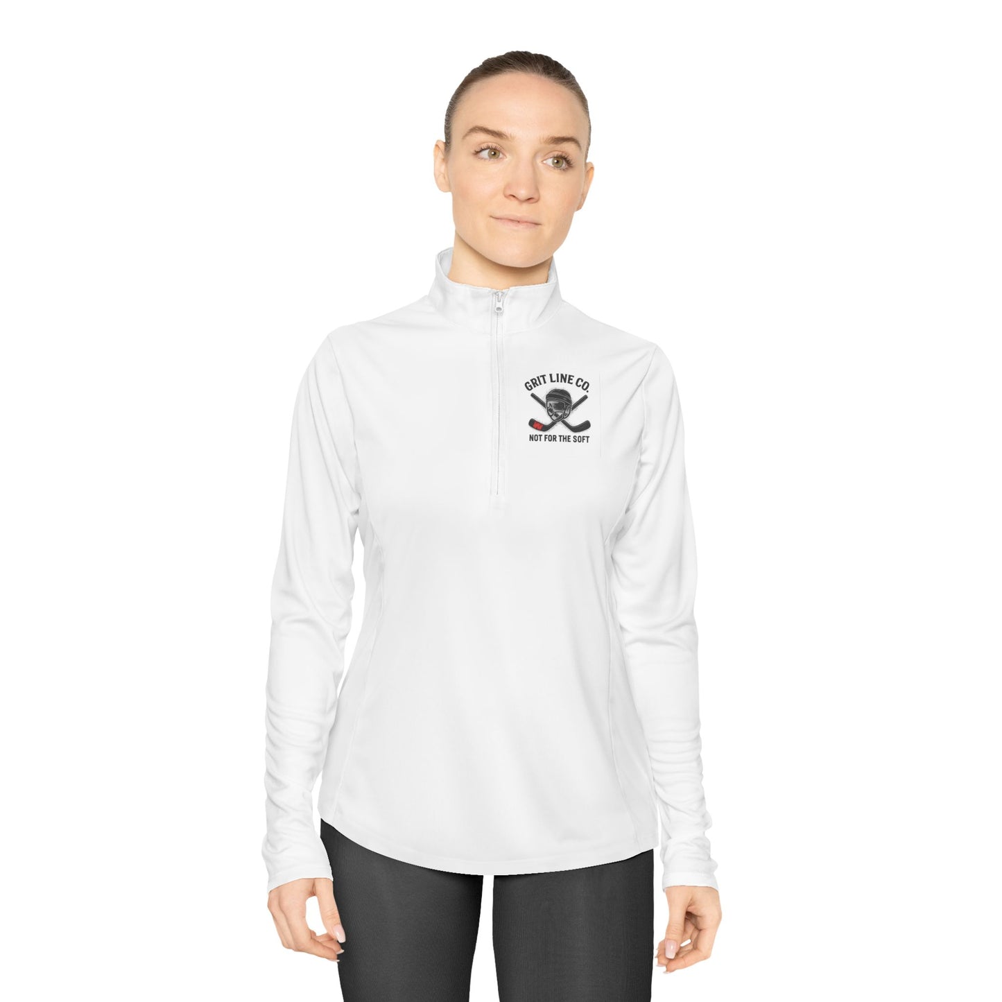Sniped That With a Pool Noodle #SoftWrists – Grit Line Co. OG Collection Ladies Quarter-Zip Pullover