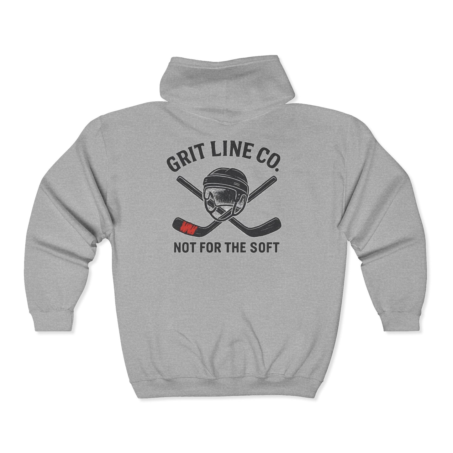 All-Star in the Room. Ghost on the Ice. #LockerRoomLegend Hoodie Unisex Heavy Blend™ Full Zip Hooded Sweatshirt