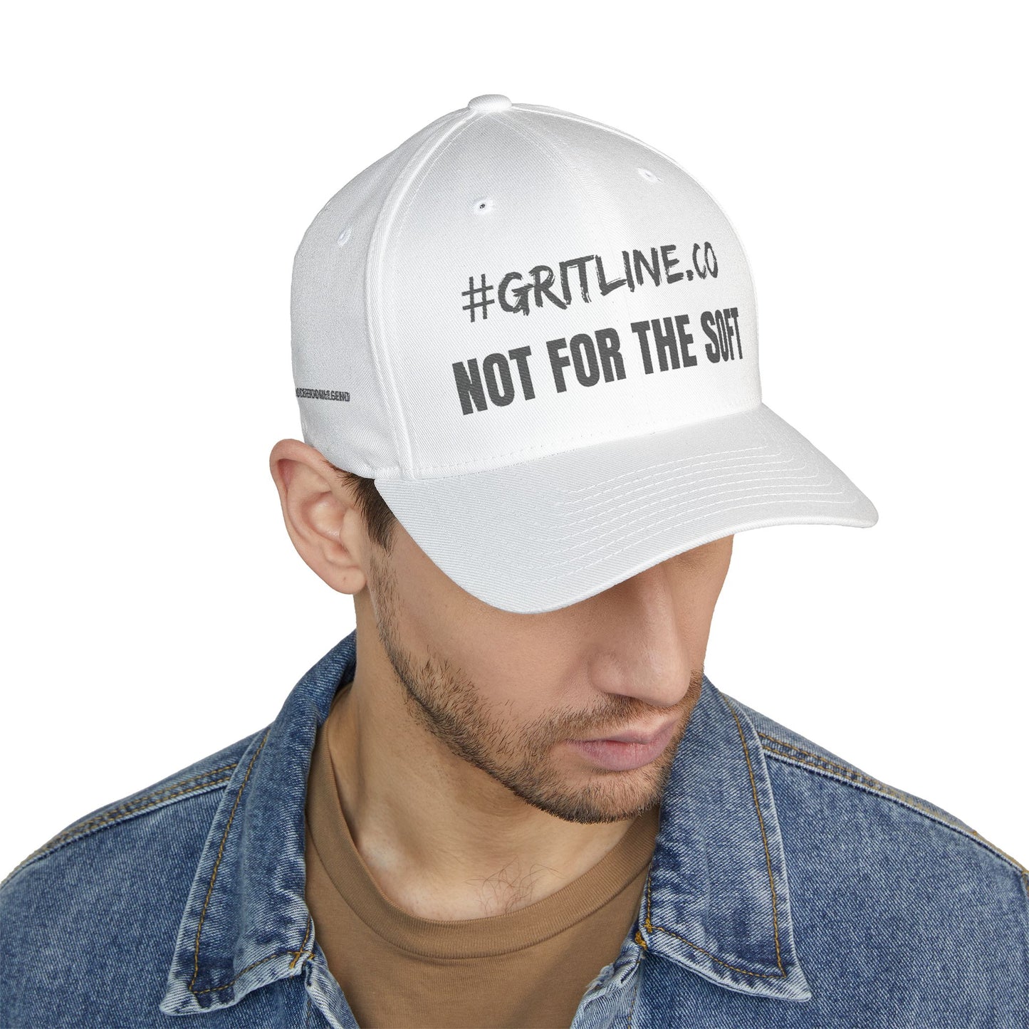 Stats Don’t Lie – Grit Line Co. Hat Closed-Back Structured Cap (Embroidery)