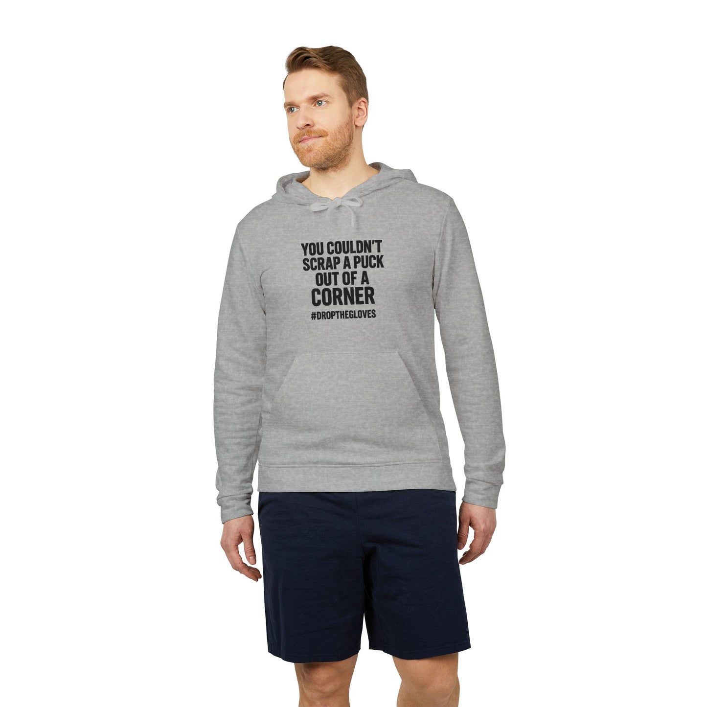Adidas Sports Fleece Hoodie – You Couldn’t Scrap a Puck Out of a Corner | Grit Line Co.