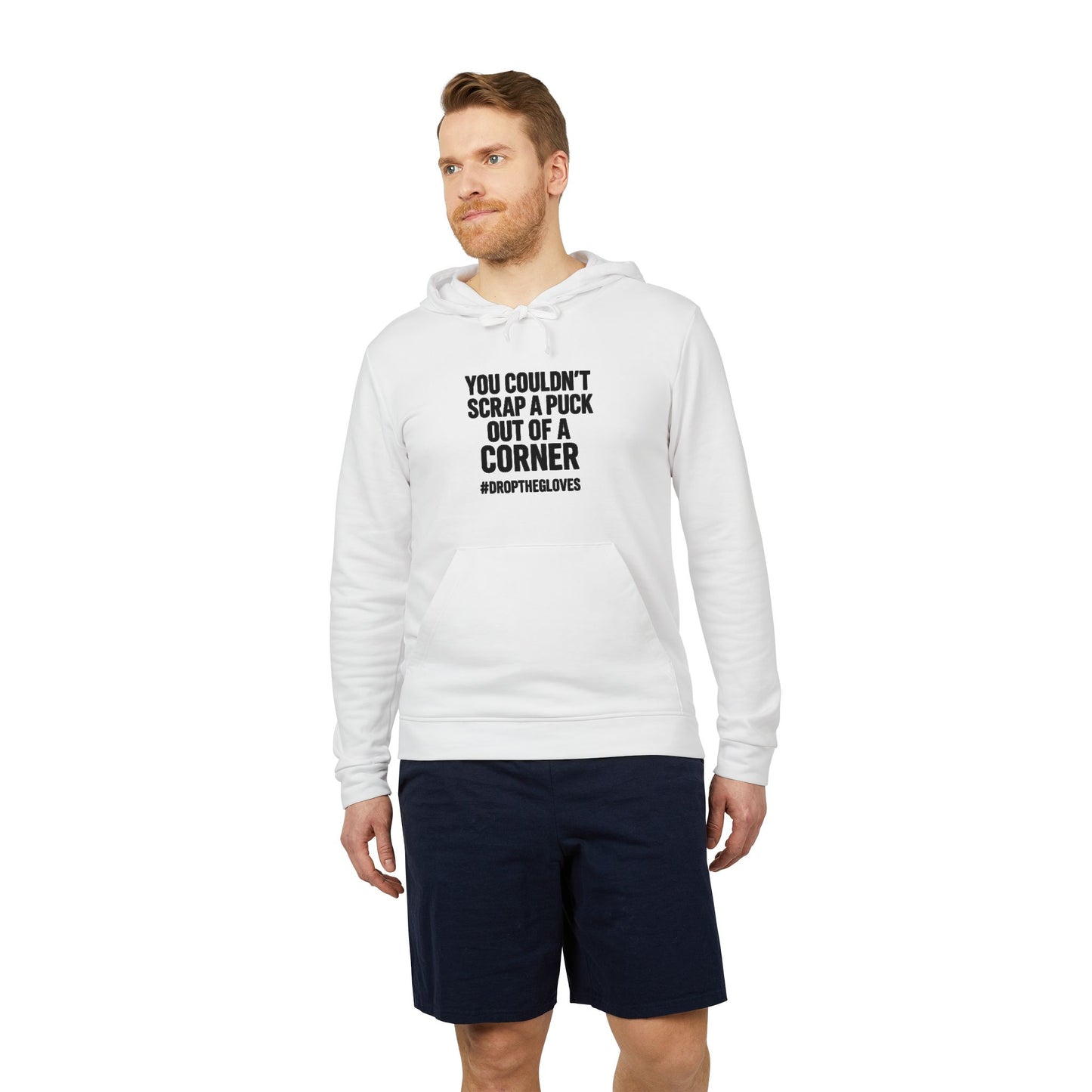 Adidas Sports Fleece Hoodie – You Couldn’t Scrap a Puck Out of a Corner | Grit Line Co.