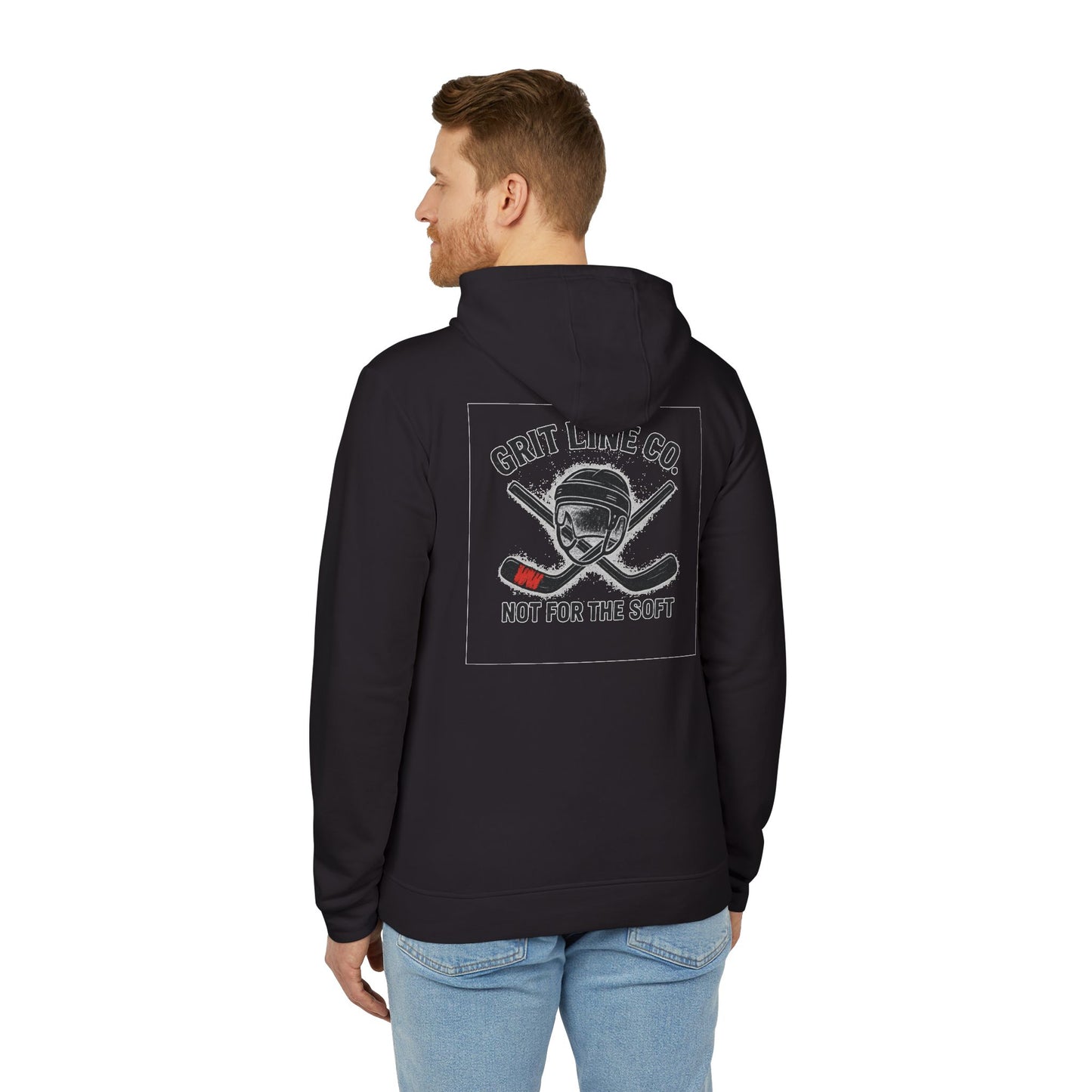 Adidas Sports Fleece Hoodie – You Couldn’t Scrap a Puck Out of a Corner | Grit Line Co.