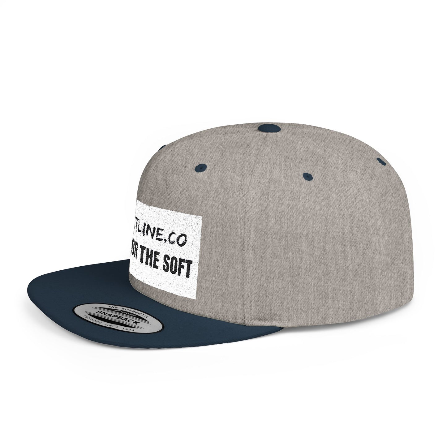 Grit Line Co. Snapback Hat – “Not for the Soft” | Flat Bill Street Edition