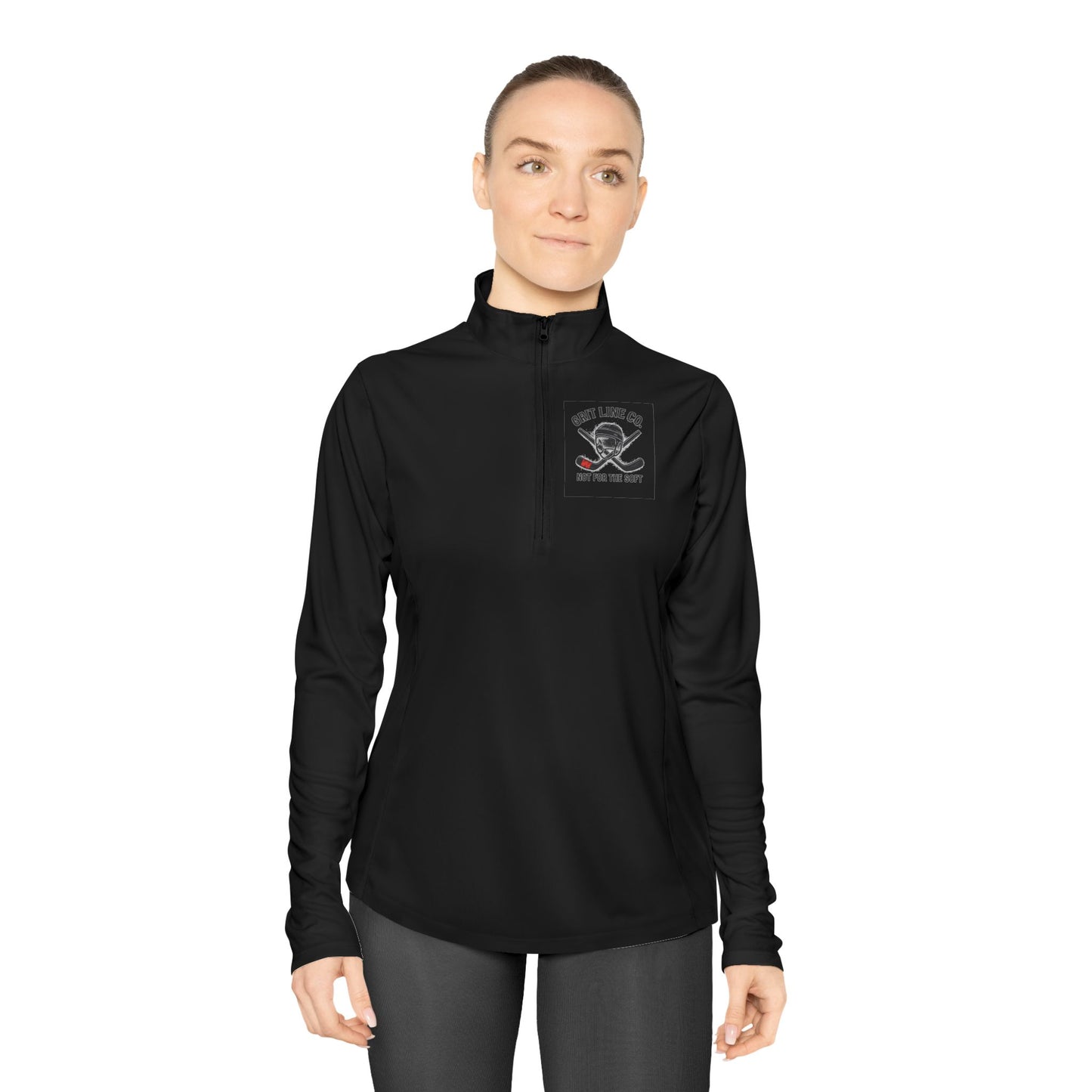 Sniped That With a Pool Noodle #SoftWrists – Grit Line Co. OG Collection Ladies Quarter-Zip Pullover