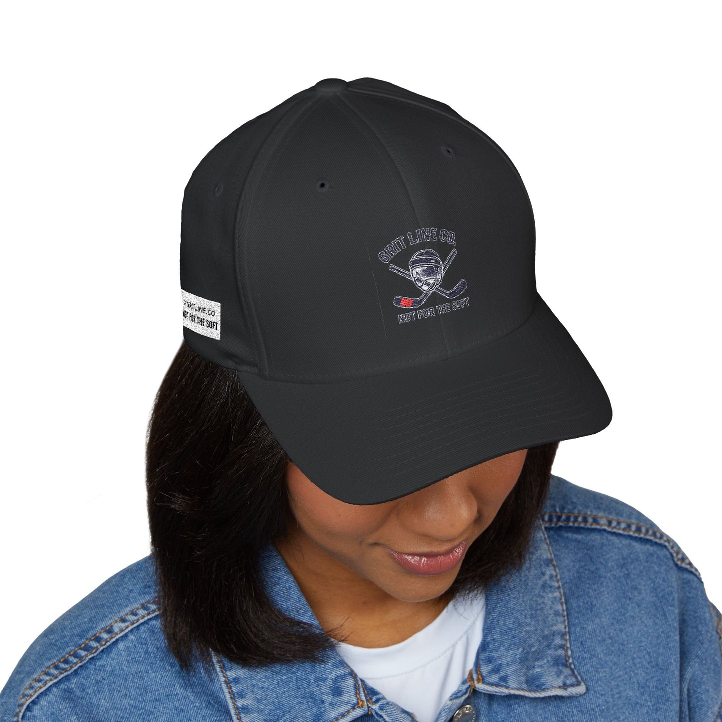 FlexFit Embroidered Sports Cap – Grit Line Co. “Not For The Soft” (Unisex)