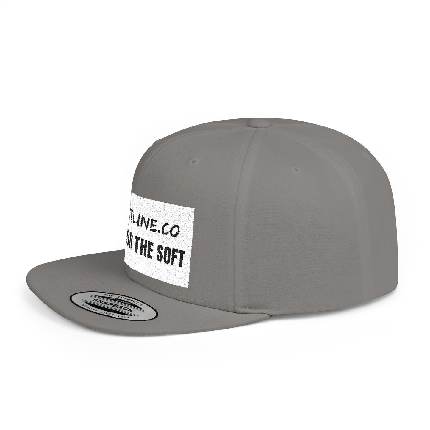 Grit Line Co. Snapback Hat – “Not for the Soft” | Flat Bill Street Edition