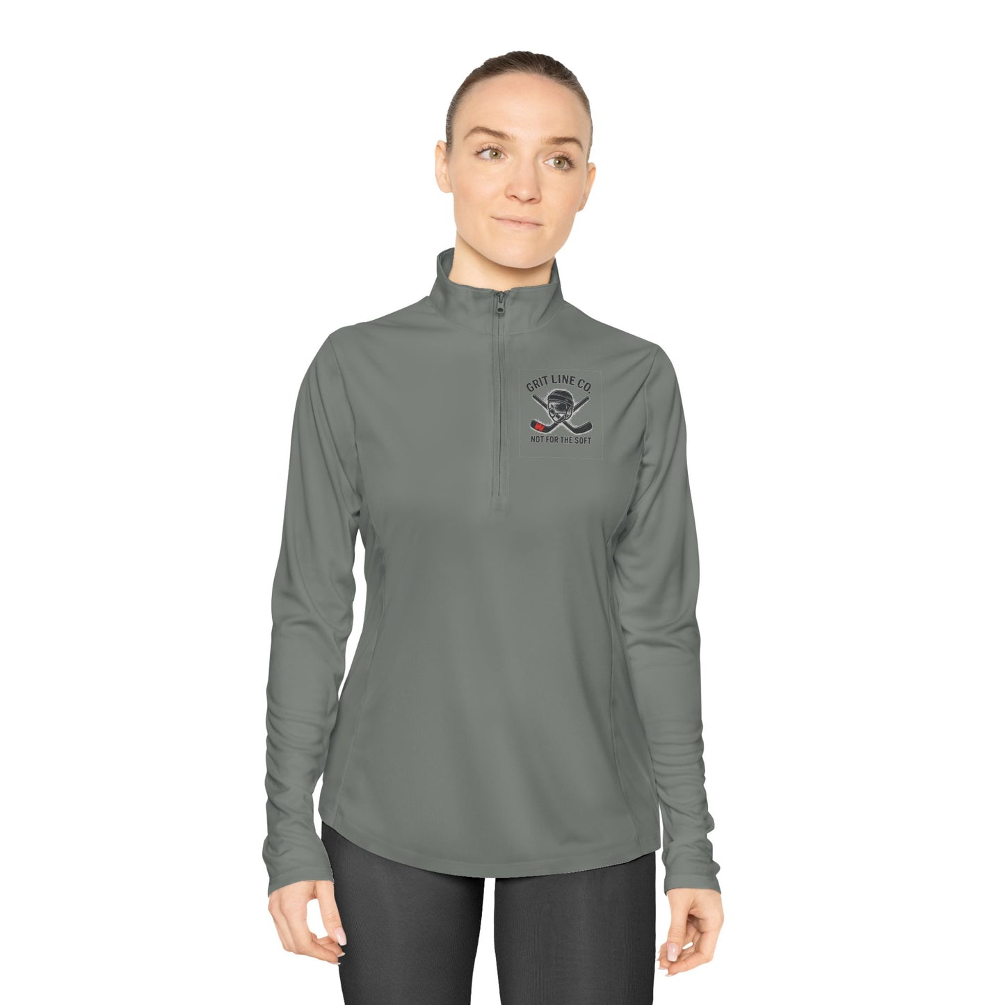 Sniped That With a Pool Noodle #SoftWrists – Grit Line Co. OG Collection Ladies Quarter-Zip Pullover