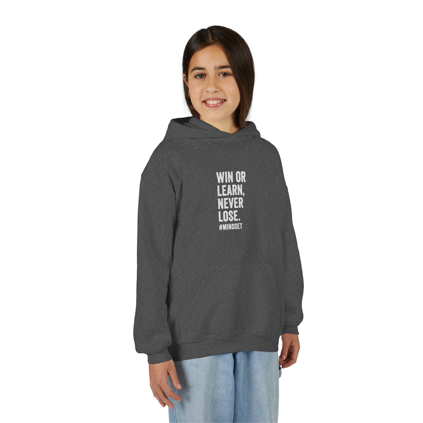 Grit Line Co. Junior Hoodie – Motivational & Inspirational Chirps for Kids