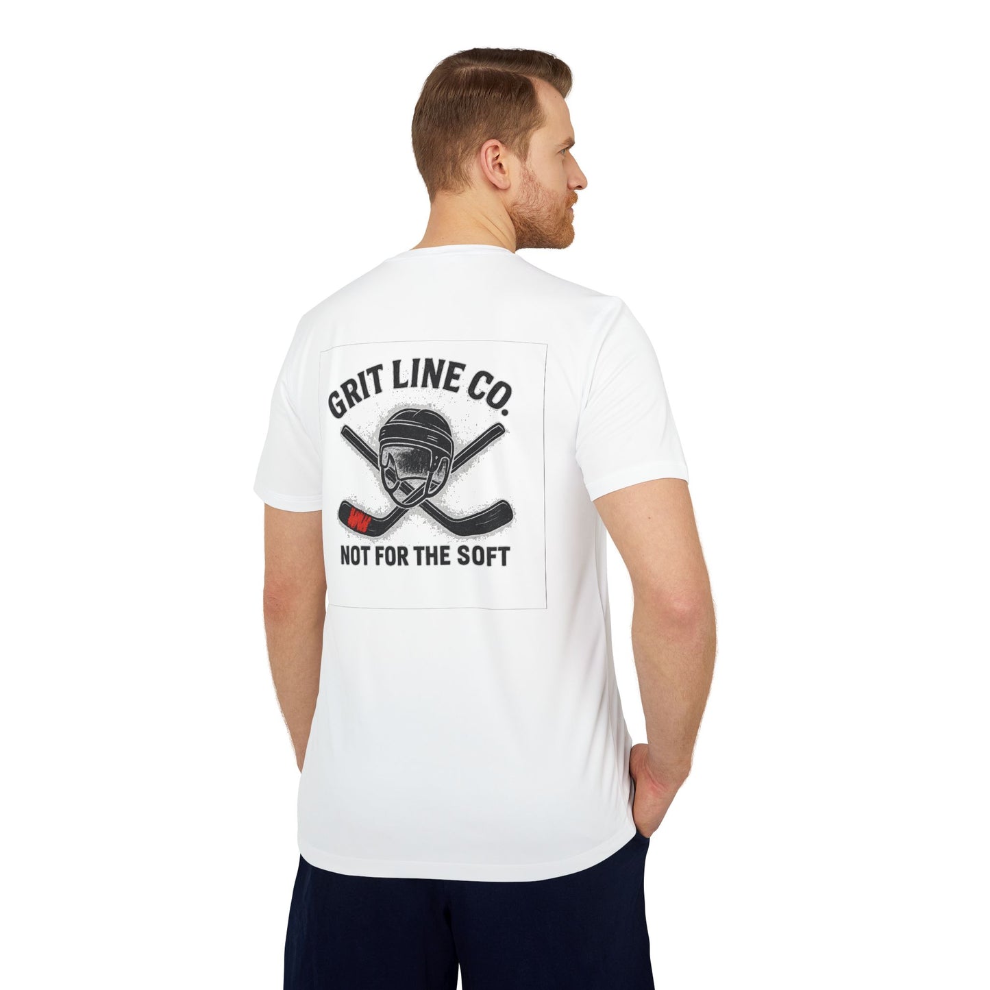 💥Adidas Performance Tee – “Empty Net Hero” Edition | Grit Line Co.