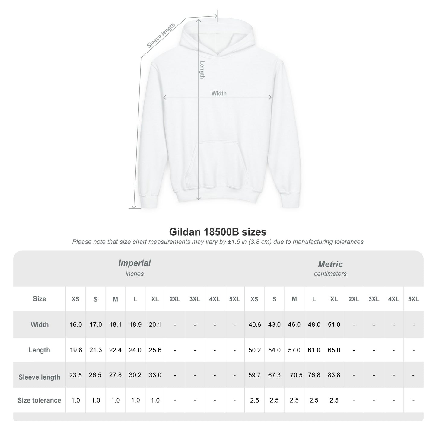 Grit Line Co. Junior Hoodie – Motivational & Inspirational Chirps for Kids