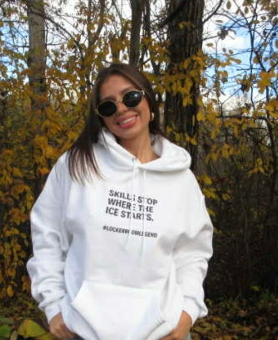 Skills Stop Where the Ice Starts – CHAMPION Hockey Hoodie - Grit Line Co., Not For The Soft