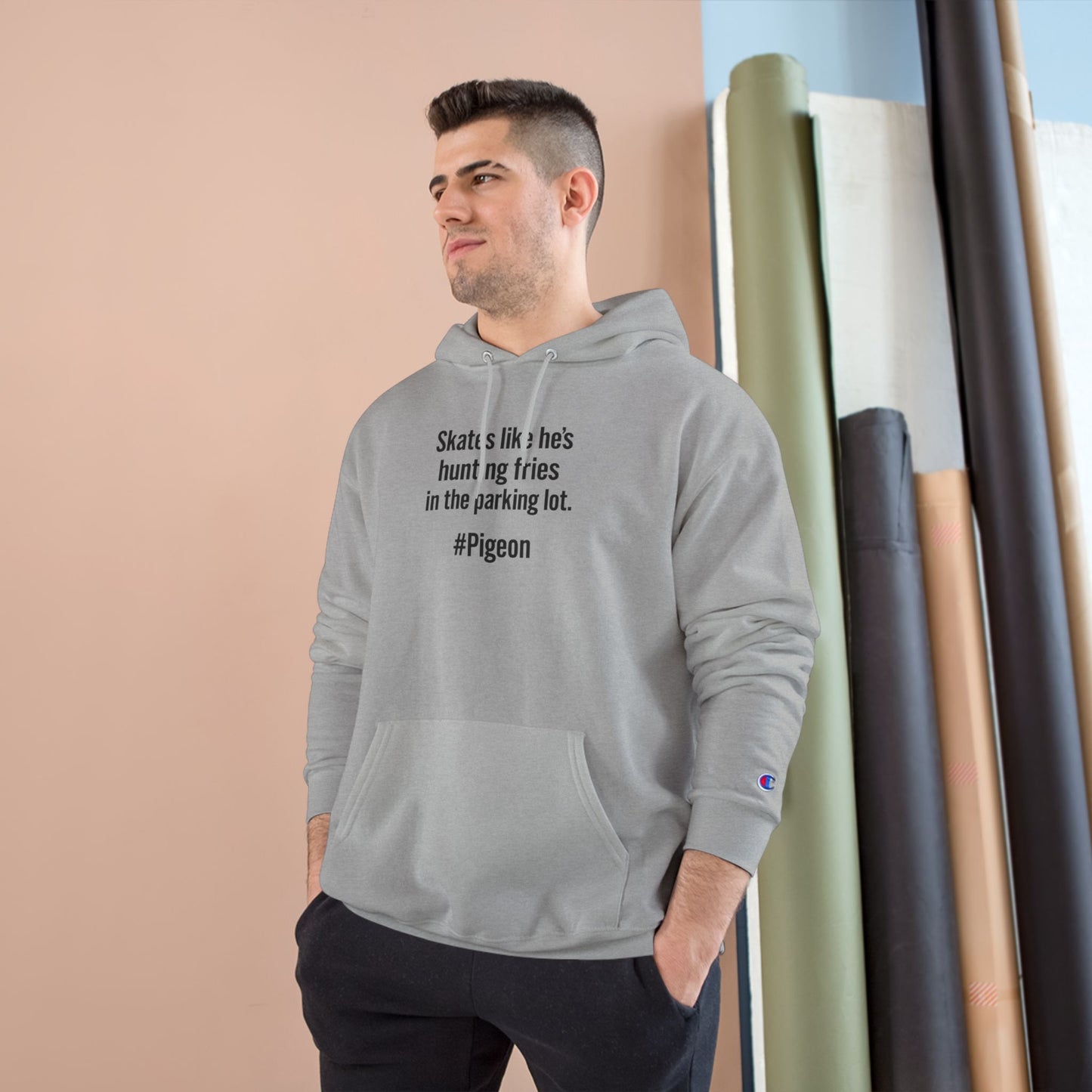 Champion Hoodie – #Pigeon Chirp Edition | Grit Line Co.