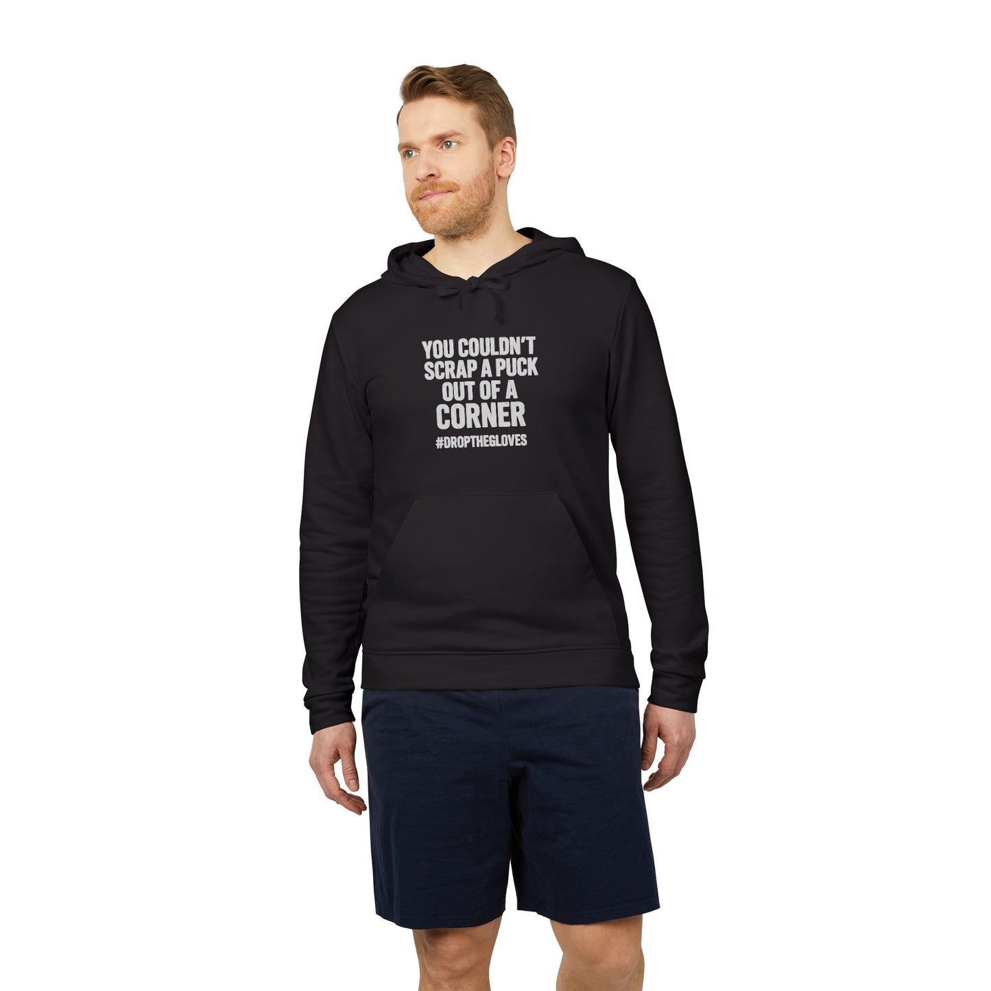 Adidas Sports Fleece Hoodie – You Couldn’t Scrap a Puck Out of a Corner | Grit Line Co.