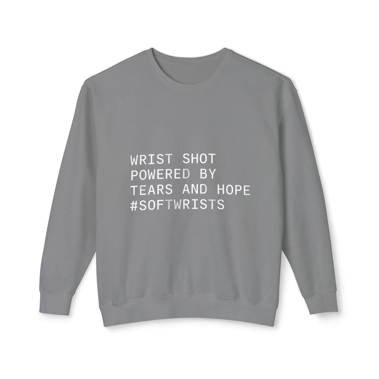 Grit Line Co. Crewneck – Wrist Shot Powered by Tears and Hope #SoftWrists