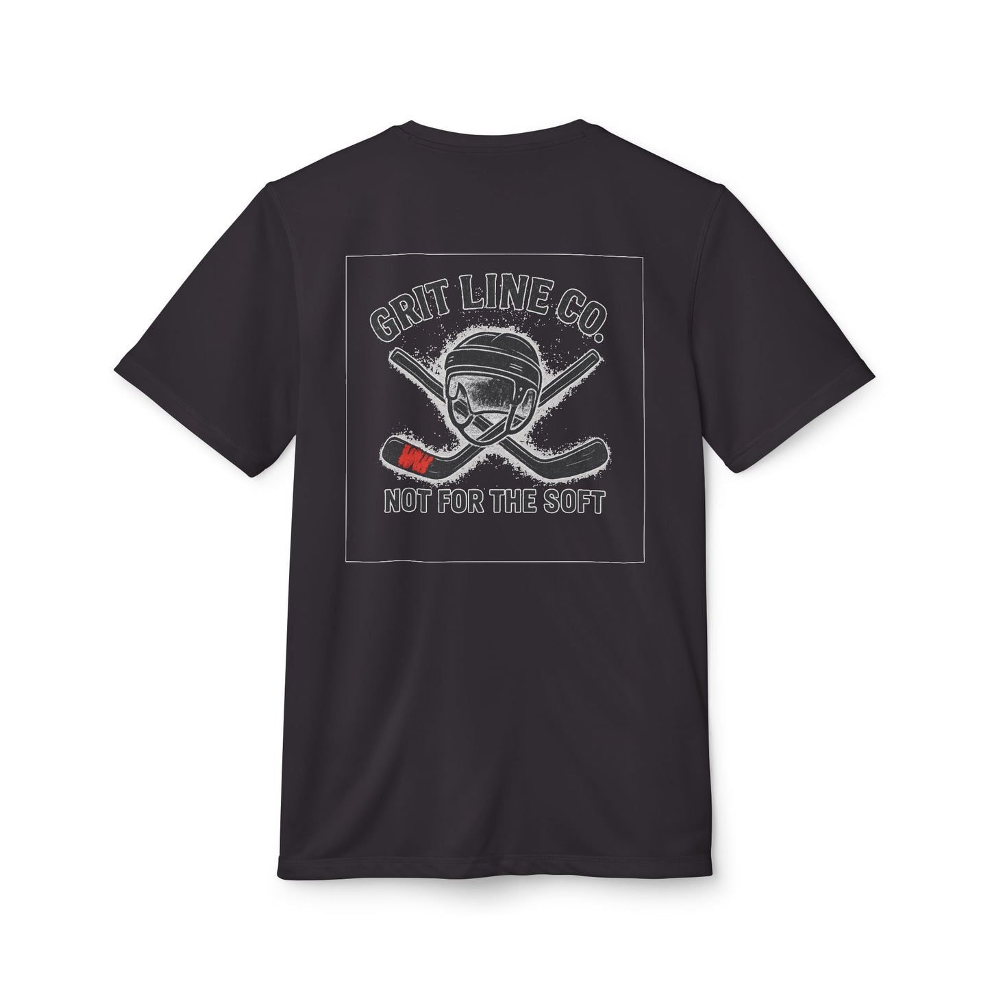 💥Adidas Performance Tee – “Empty Net Hero” Edition | Grit Line Co.