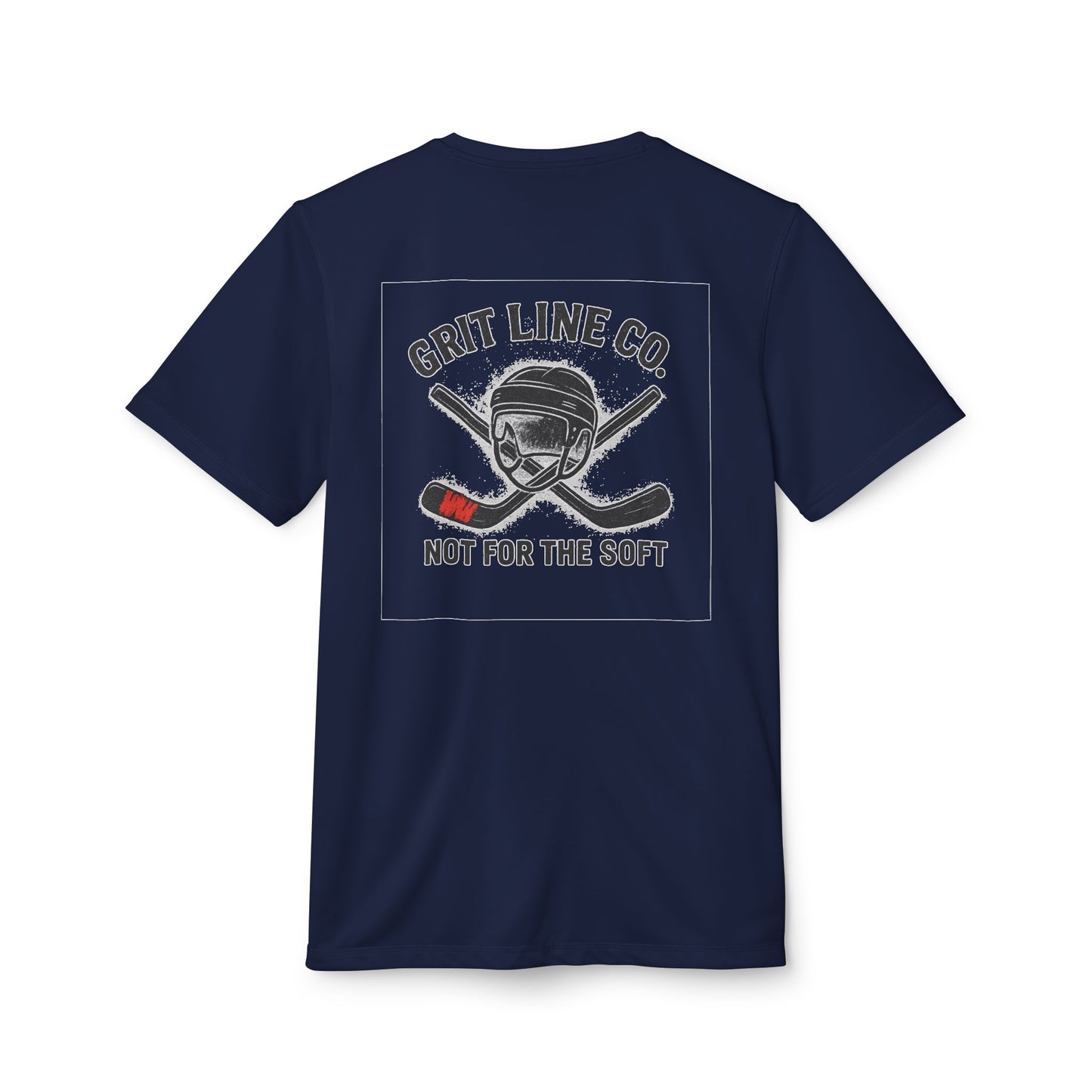 💥Adidas Performance Tee – “Empty Net Hero” Edition | Grit Line Co.