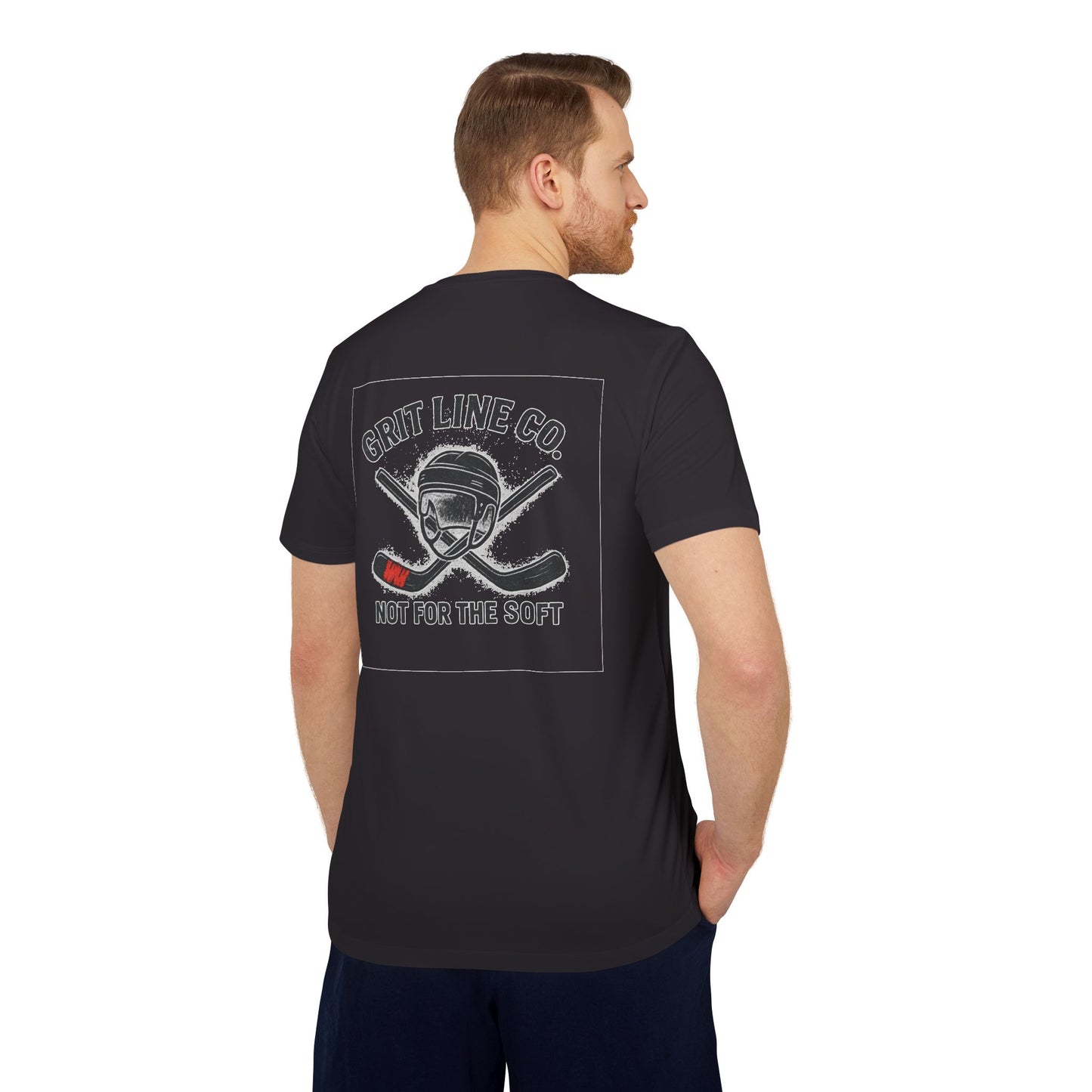💥Adidas Performance Tee – “Empty Net Hero” Edition | Grit Line Co.