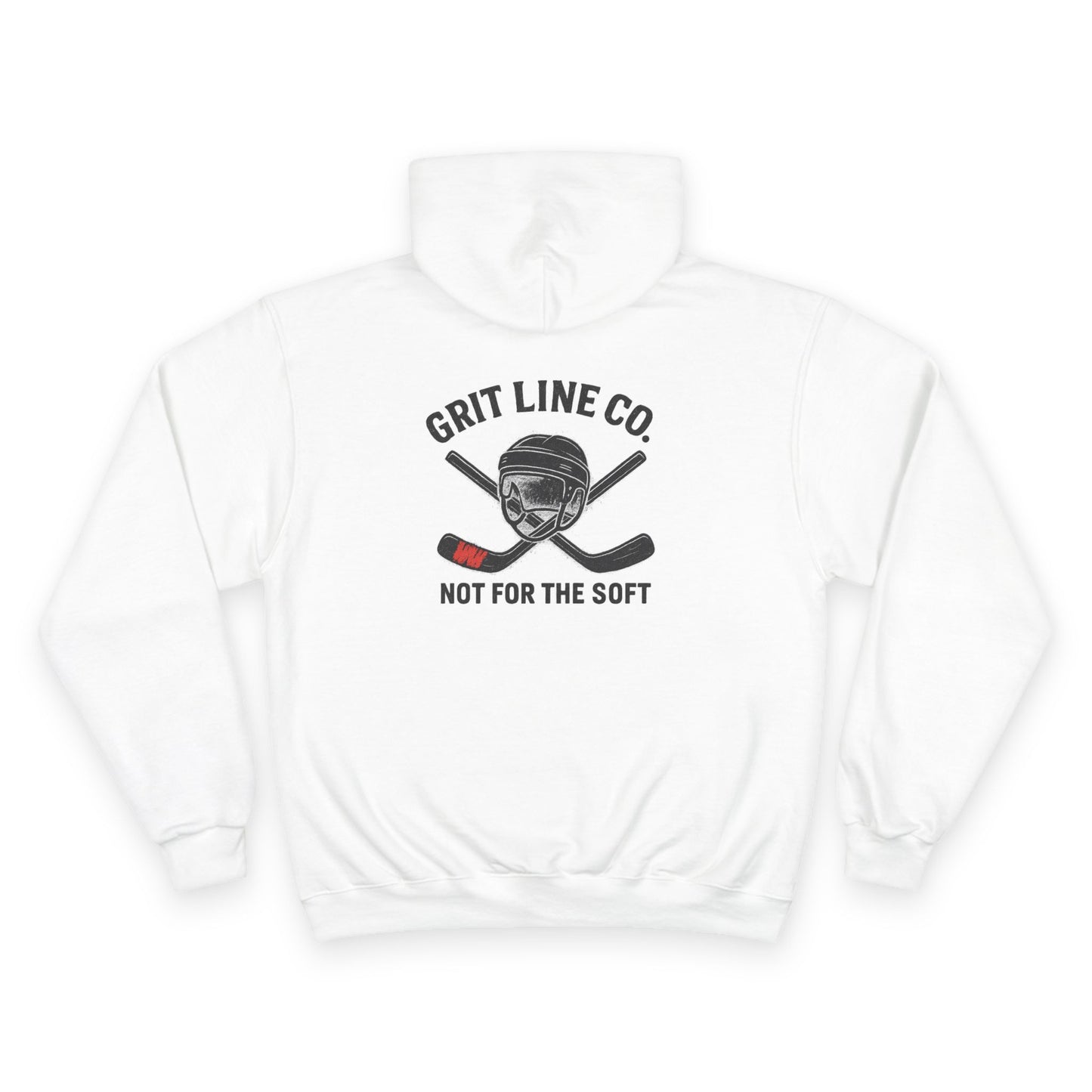 Skills Stop Where the Ice Starts – CHAMPION Hockey Hoodie - Grit Line Co., Not For The Soft