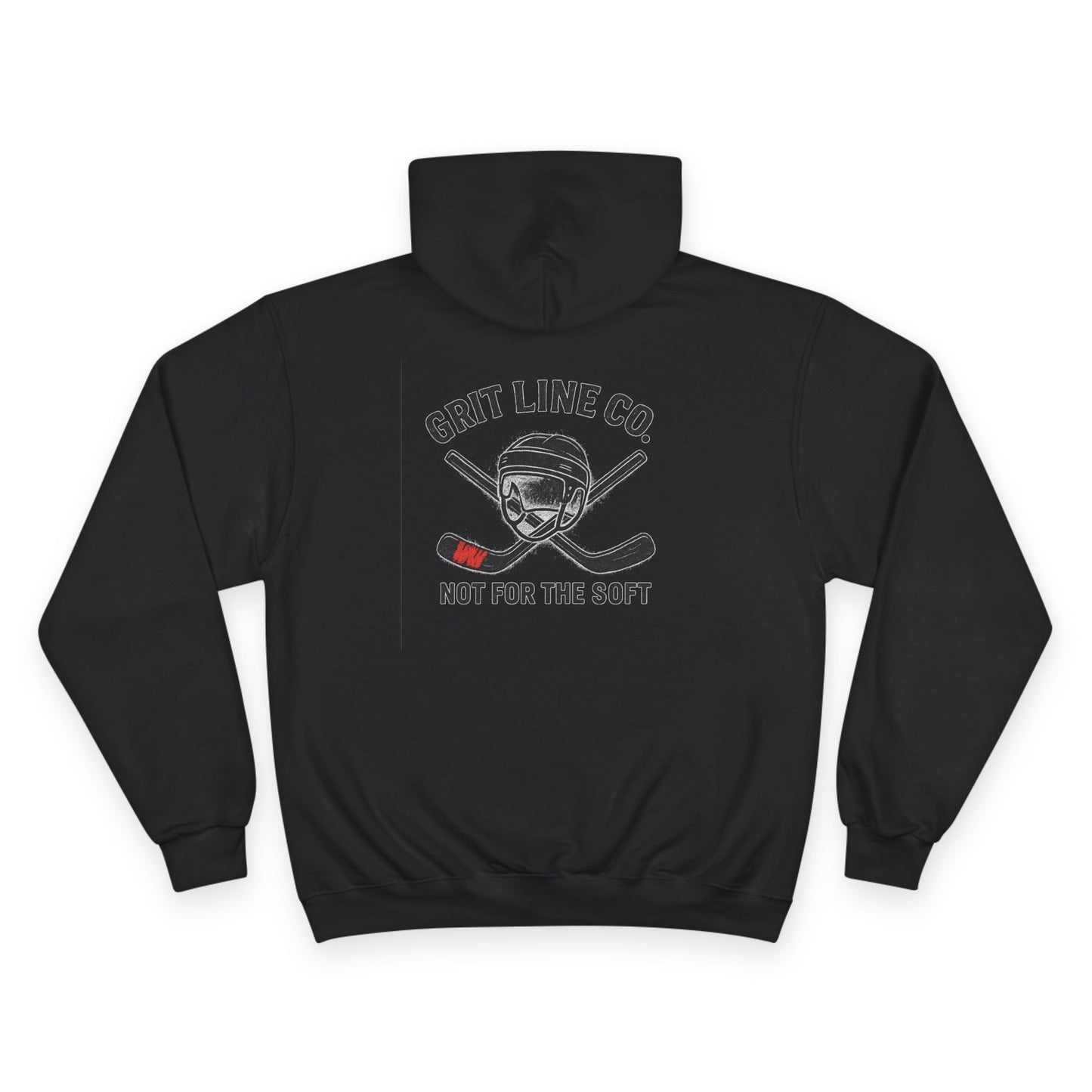 Skills Stop Where the Ice Starts – CHAMPION Hockey Hoodie - Grit Line Co., Not For The Soft