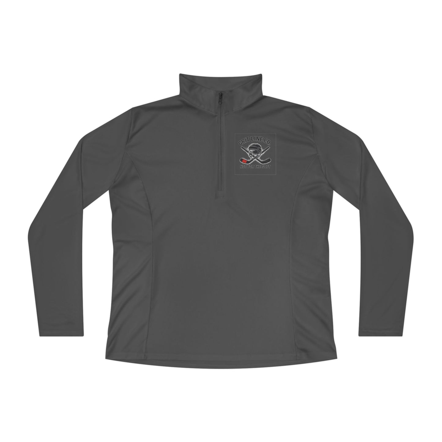 Sniped That With a Pool Noodle #SoftWrists – Grit Line Co. OG Collection Ladies Quarter-Zip Pullover