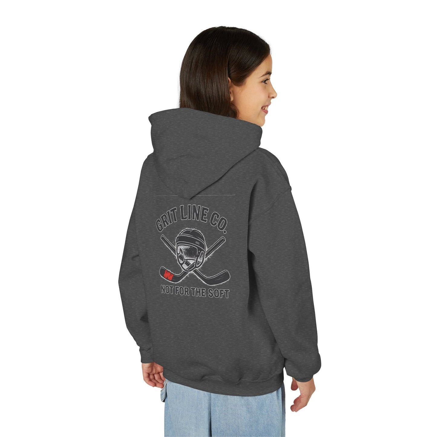 Grit Line Co. Junior Hoodie – Motivational & Inspirational Chirps for Kids