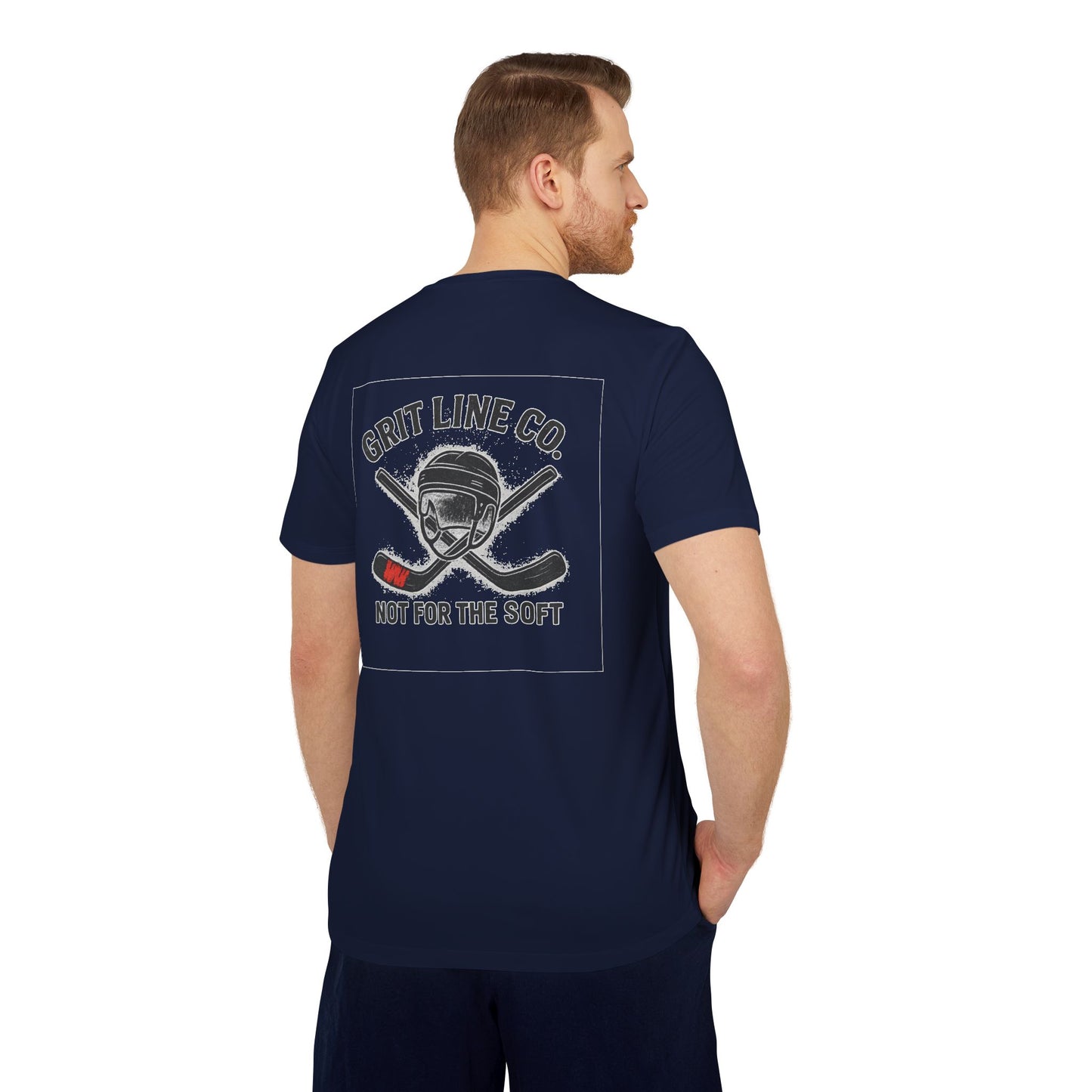 💥Adidas Performance Tee – “Empty Net Hero” Edition | Grit Line Co.